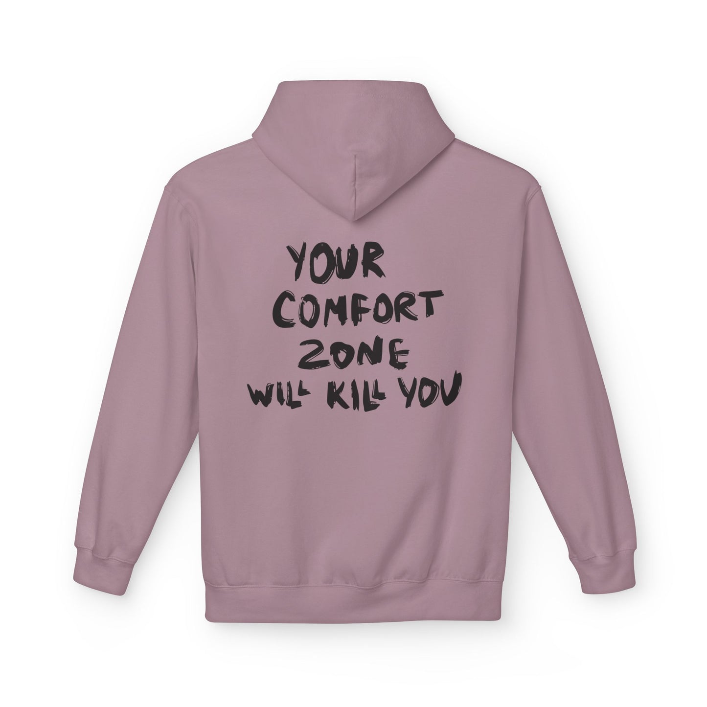 Comfort Zone Hoodie - Inspirational Quote Sweater, Motivational Gift, Cozy Fleece, Unisex Apparel for Everyday Wear, Perfect for [...] Printify