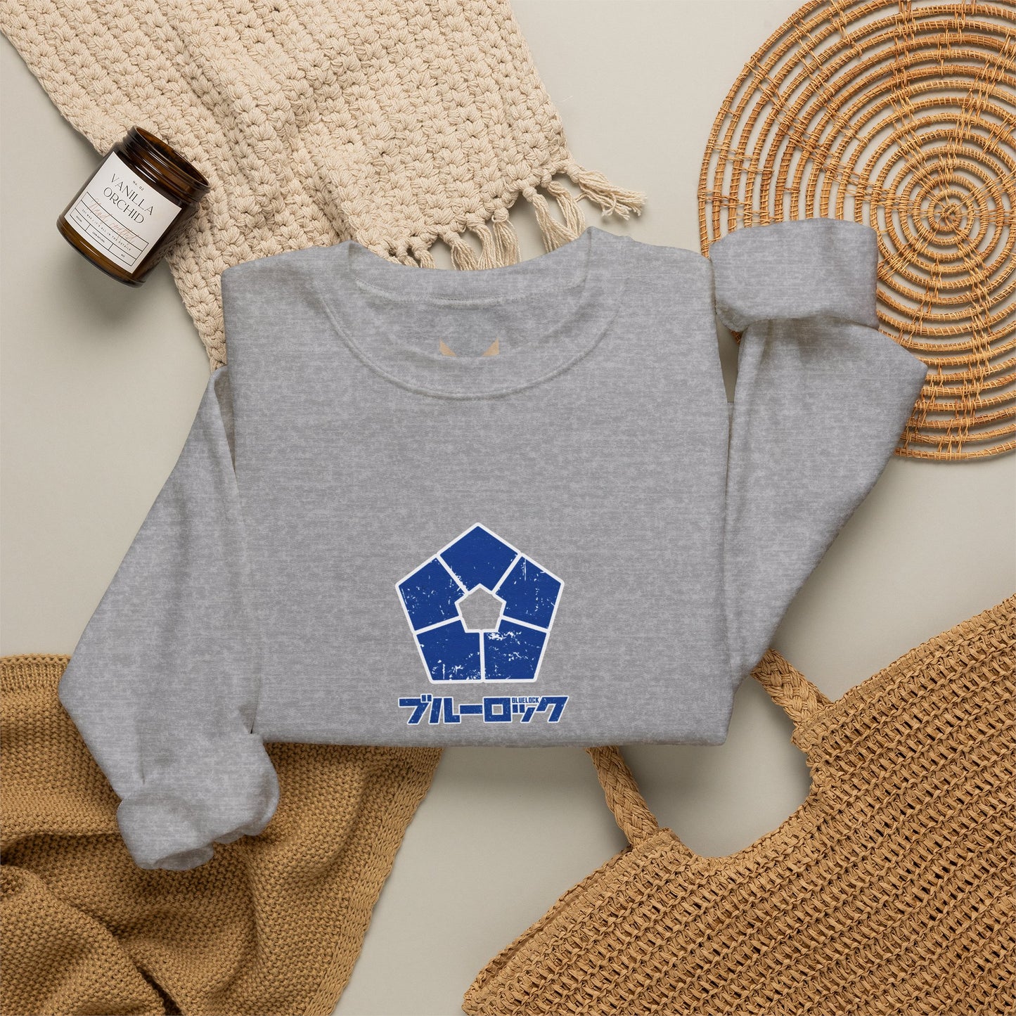 Karasu "Shadow" Blue Lock Heavyweight Tee | Maklenn