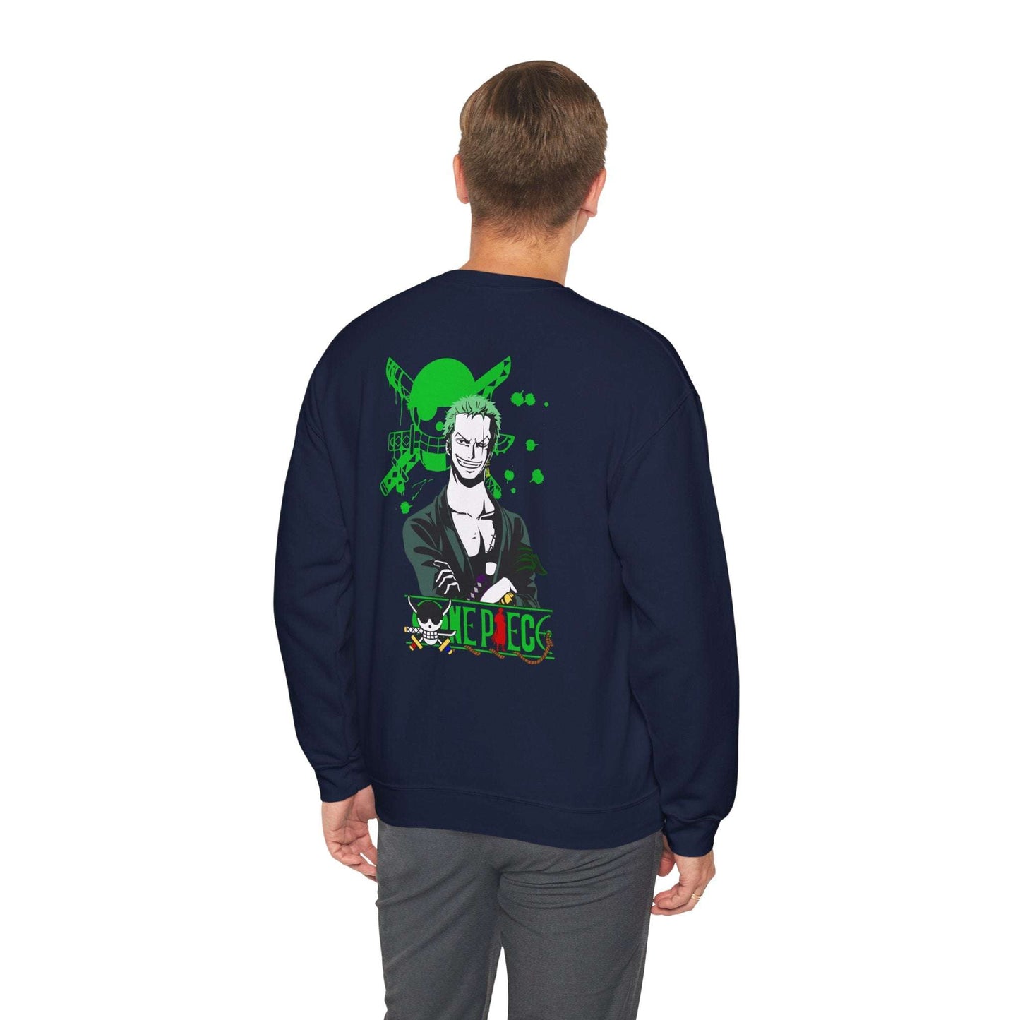 One Piece Zoro Graphic Sweatshirt — Anime Pirate Crewneck Maklenn One Piece Zoro Graphic Sweatshirt — Anime Pirate Crewneck Sweatshirt Maklenn www.maklenn.com India 33.23