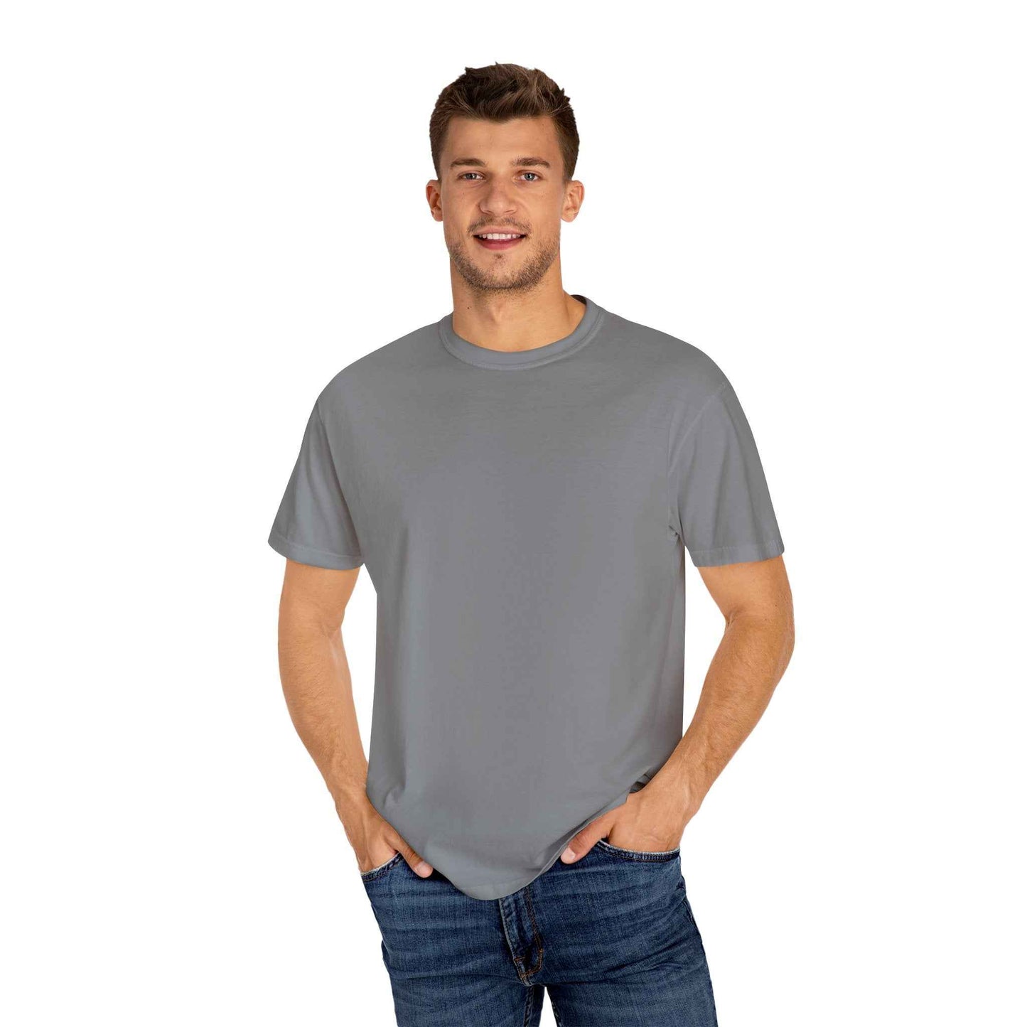 Artistic Garment-Dyed T-Shirt, Unisex Graphic Tee, Unique Casual Wear, Statement Top, Gift for Art Lovers, Everyday Comfort Tee