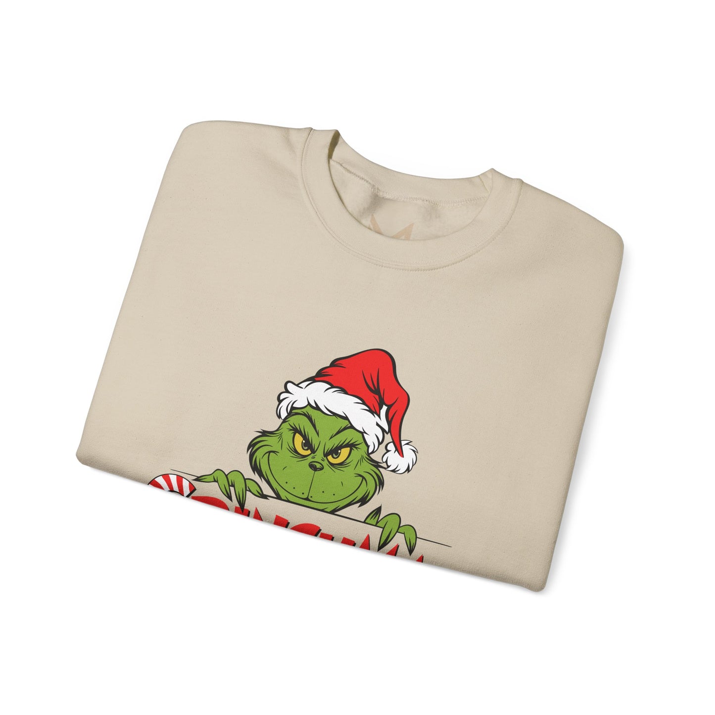 Grinchmas Sweatshirt – Funny Christmas Crewneck with Holiday Grinch Design Printify