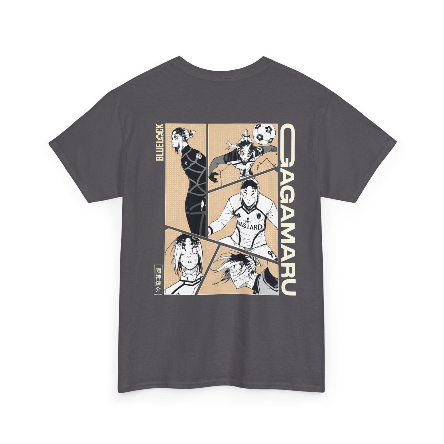 Gagamaru "Wall" Blue Lock Heavyweight Tee | Maklenn