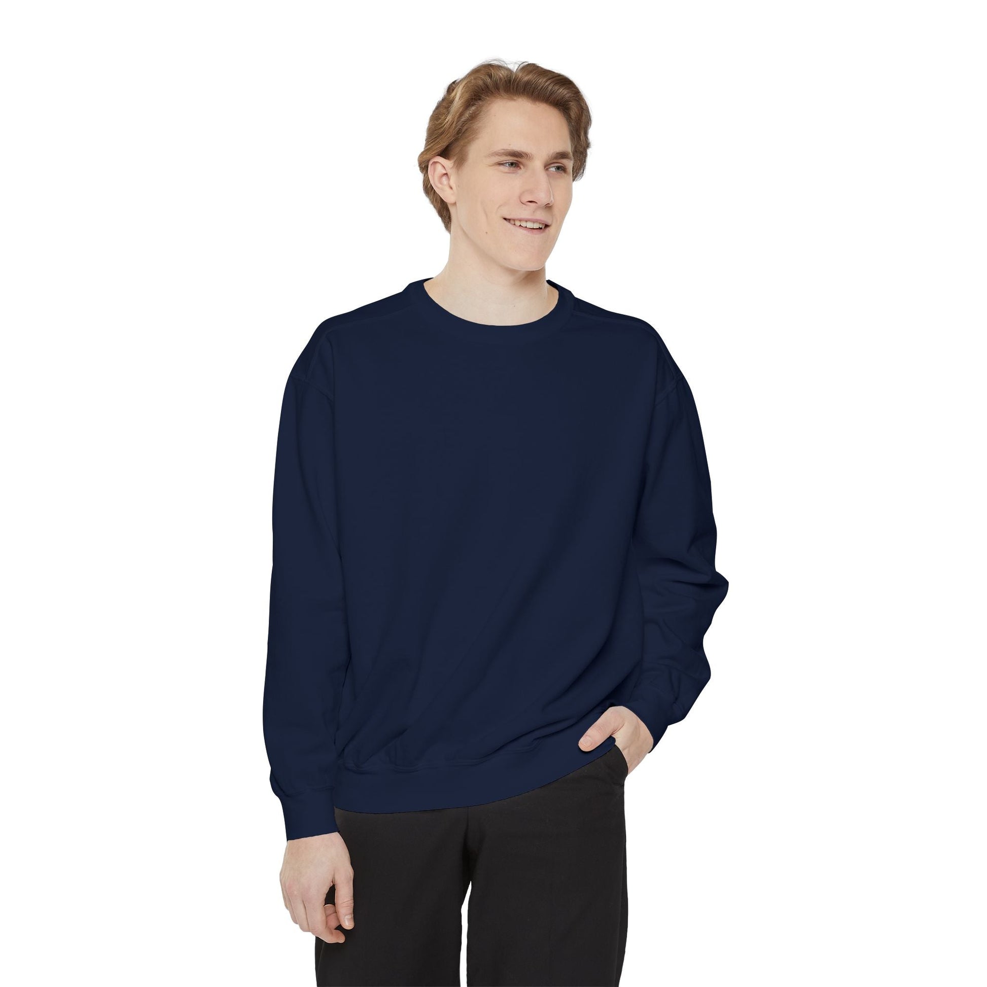 Bold Graphic Unisex Sweatshirt, Cozy Streetwear, Perfect Gift for Comics Fans, Casual Everyday Wear, Unique Holiday Apparel Printify