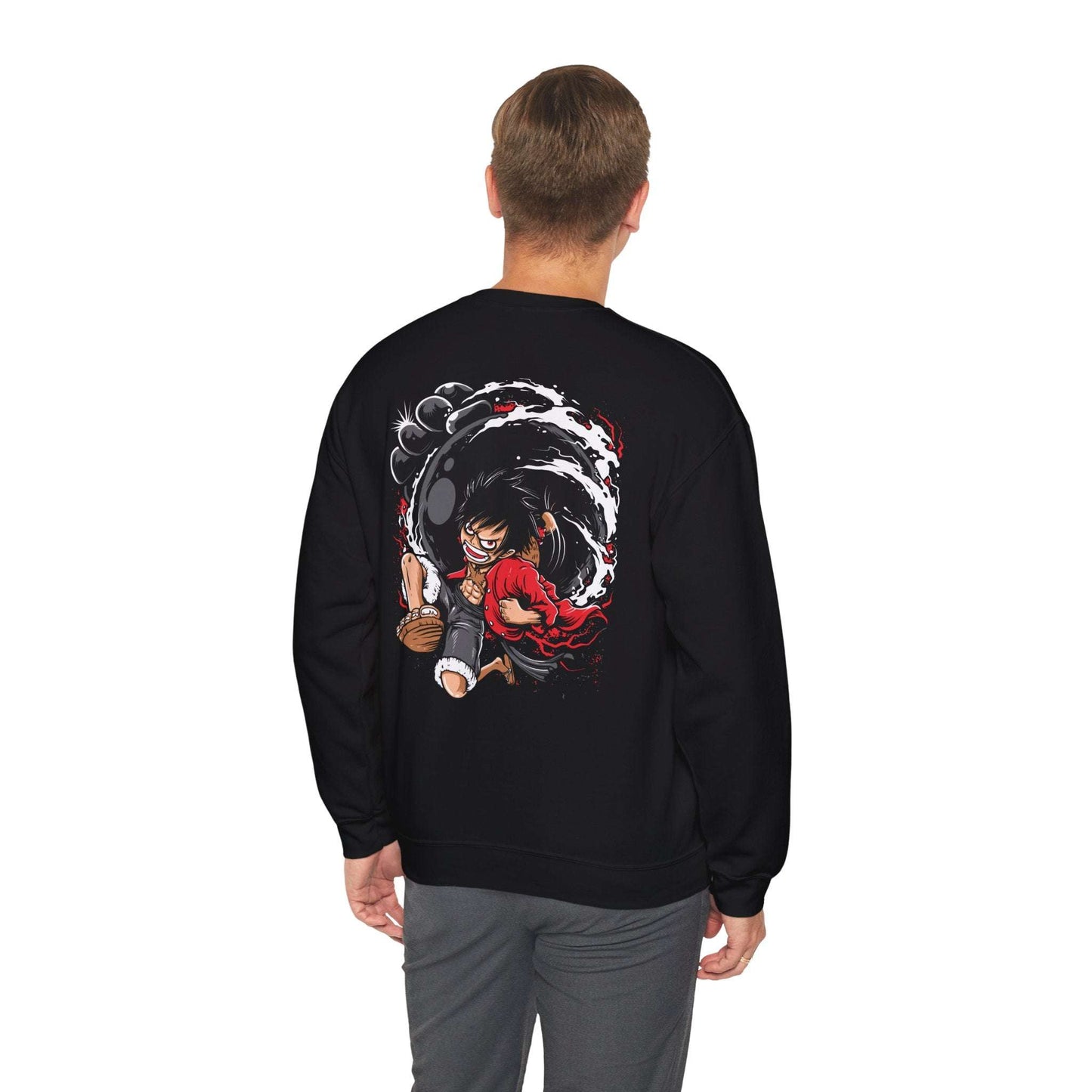 One Piece Luffy Gear 4 Crewneck Sweatshirt — Anime Pirate Straw Hat Design Maklenn One Piece Luffy Gear 4 Crewneck Sweatshirt — Anime Pirate Straw Hat Design Sweatshirt Maklenn www.maklenn.com India 33.23