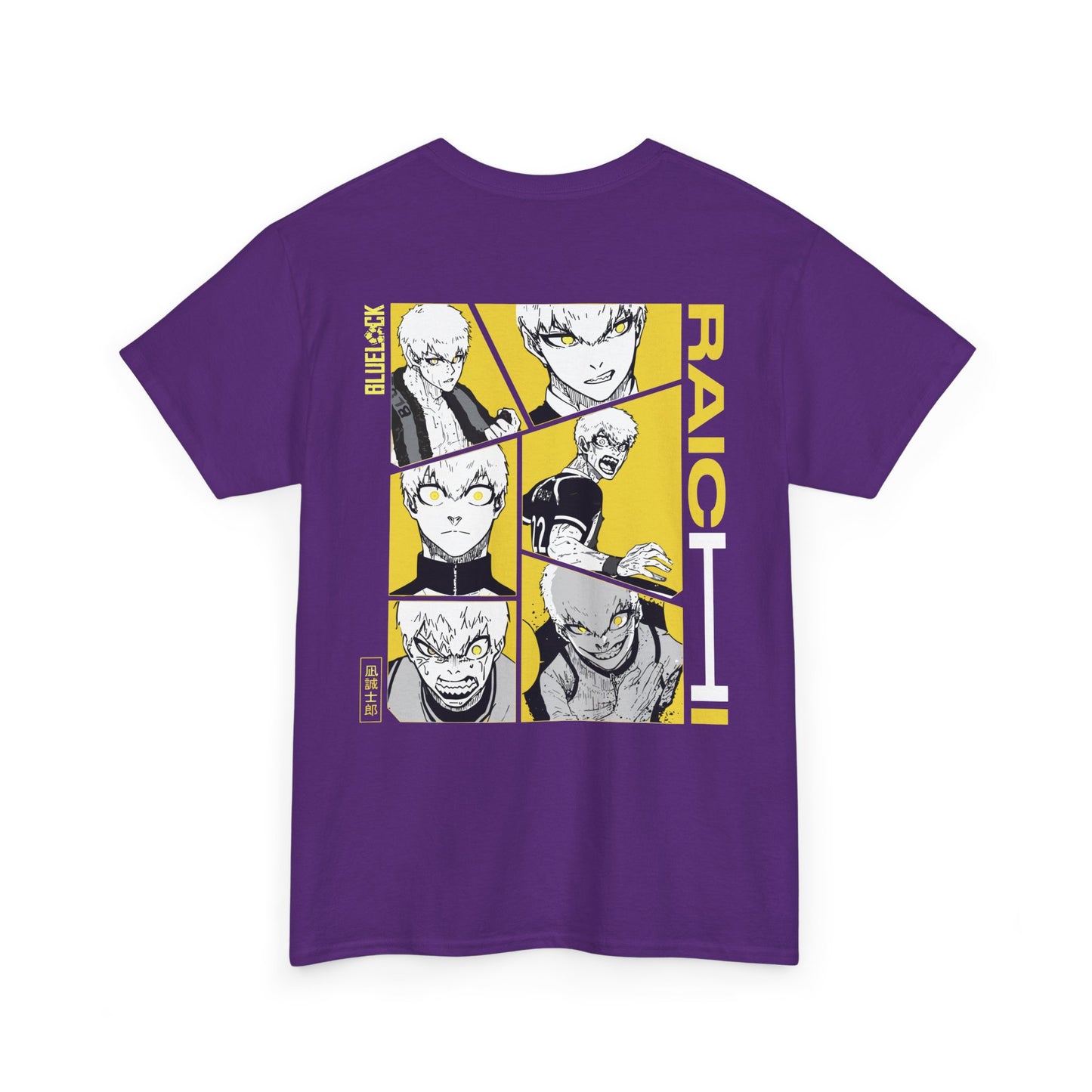 Raichi "Heat" Blue Lock Heavyweight Tee | Maklenn