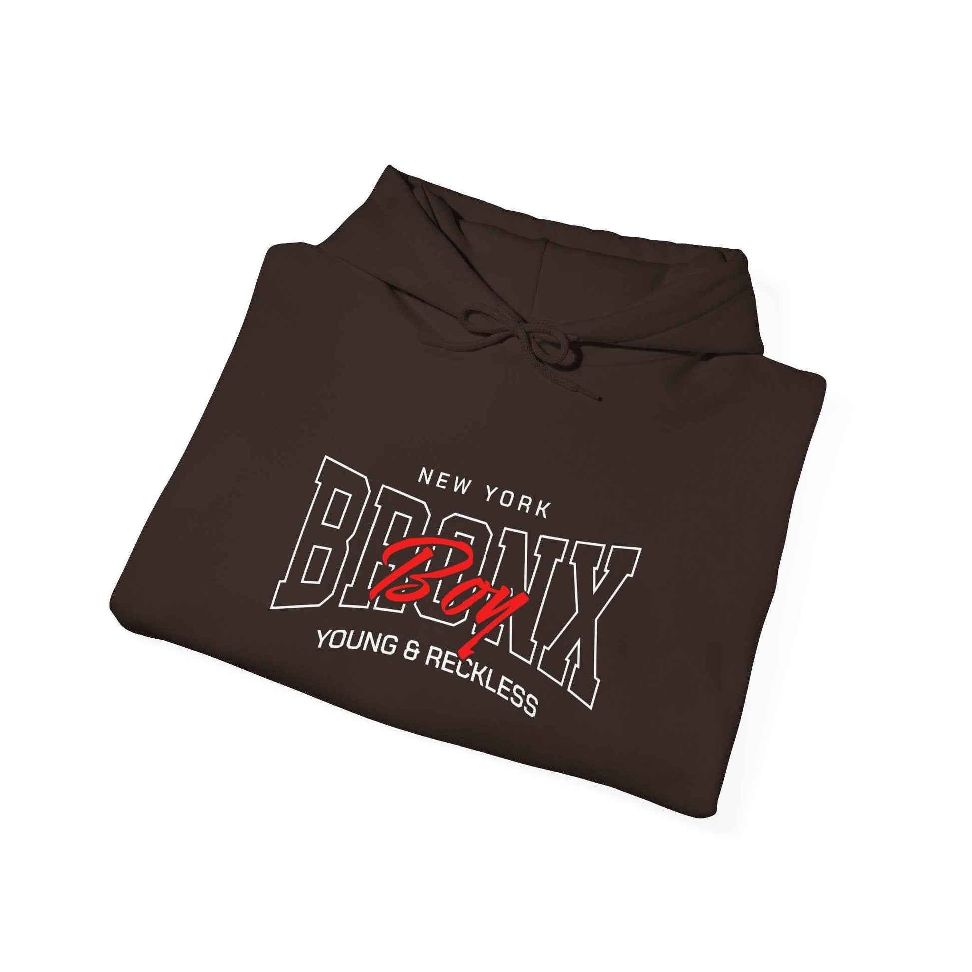 Bronx-themed Unisex Hoodie, Cozy Sweatshirt, Streetwear, Gift for Him/Her, New York Apparel, Young & Reckless Style