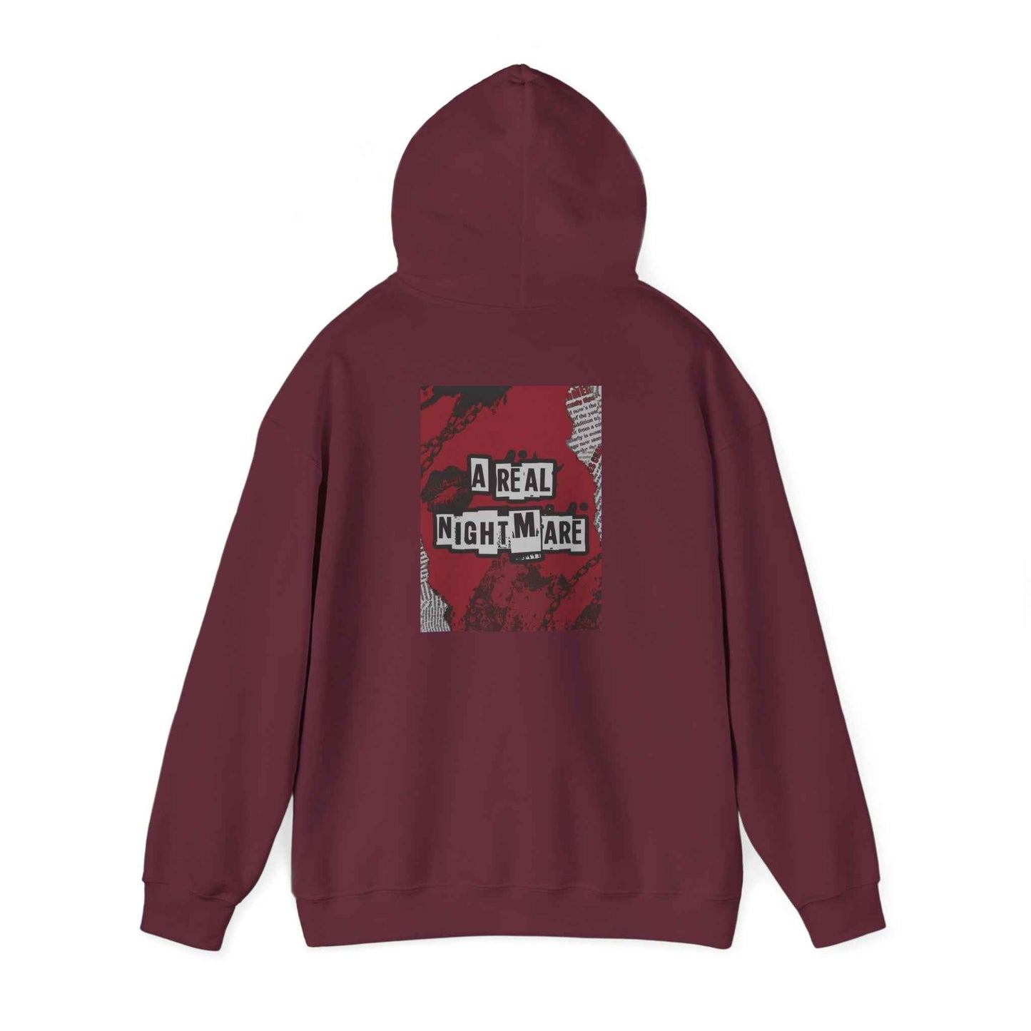A Real Nightmare Hoodie - Cozy Unisex Sweatshirt for Halloween, Casual Wear, Gifts, Fall Fashion, Party,USA trend, Mens hoodie us,Australia genz edition,Canada online hoodie fashion