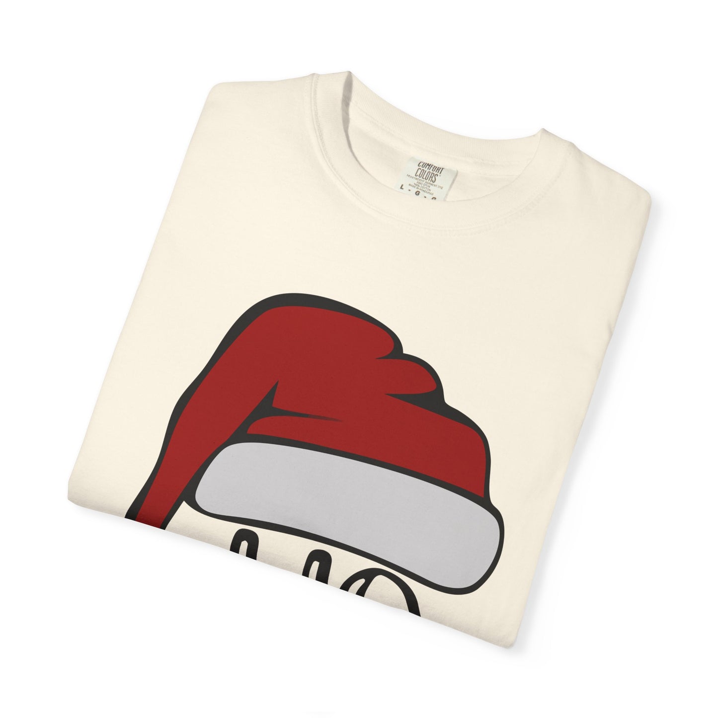 Christmas Santa Hat T-Shirt — "Ho Ho Ho" Holiday Tee Printify