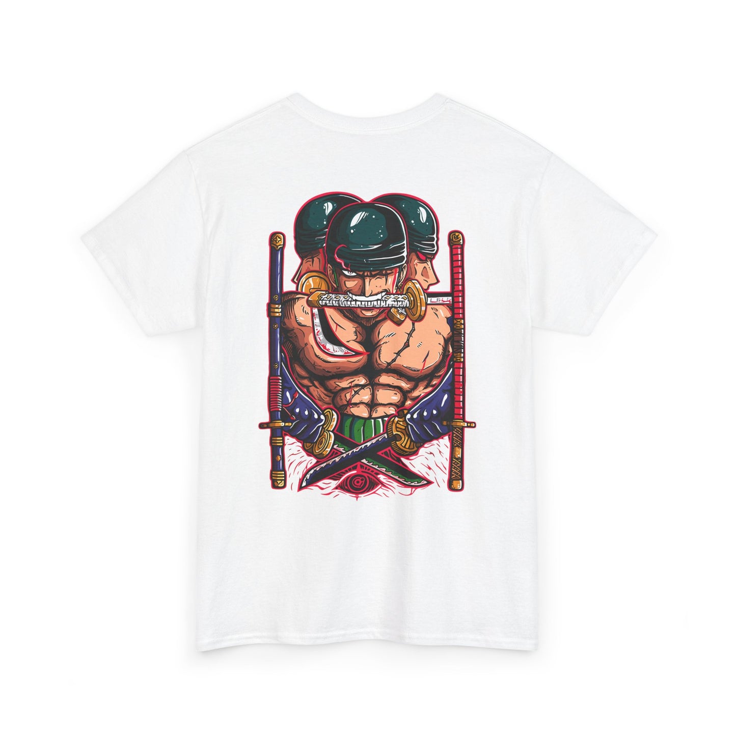 Samurai Warrior Graphic Tee — Bold Back-Print Anime Inspired T-Shirt