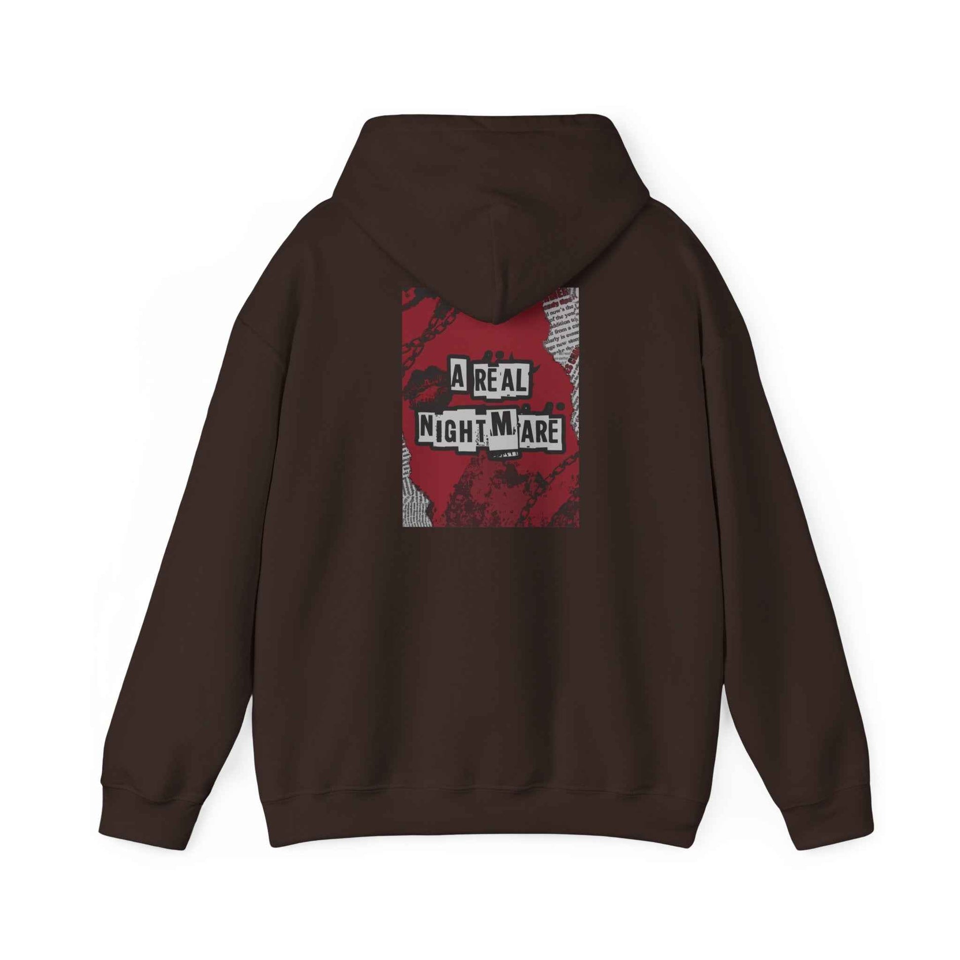 A Real Nightmare Hoodie - Cozy Unisex Sweatshirt for Halloween, Casual Wear, Gifts, Fall Fashion, Party,USA trend, Mens hoodie us,Australia genz edition,Canada online hoodie fashion