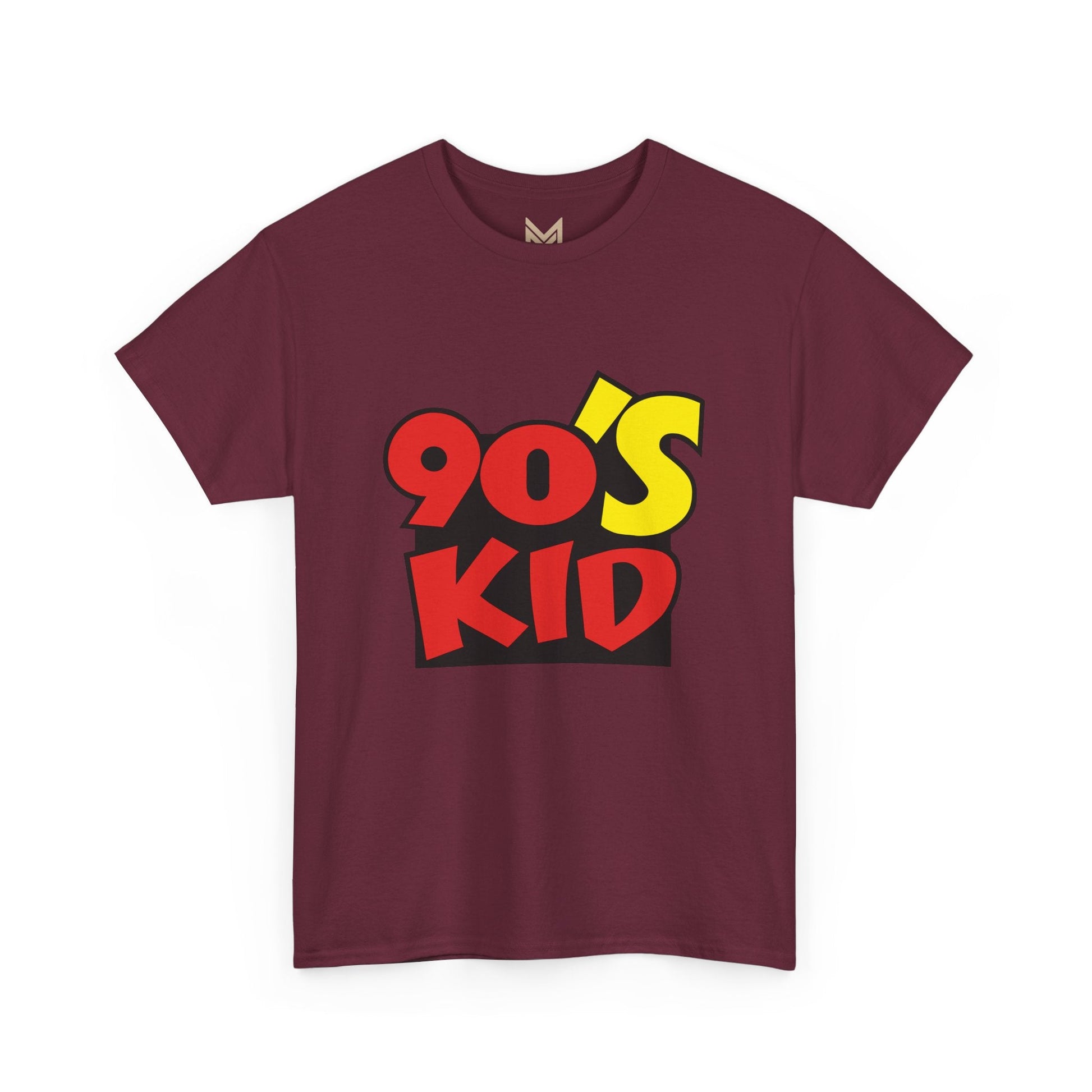 90's Kid Unisex Heavy Cotton Tee - Nostalgic Vintage T-Shirt, Retro Tee for 90s Lovers, Gift for Birthdays, Casual Wear - Maklenn