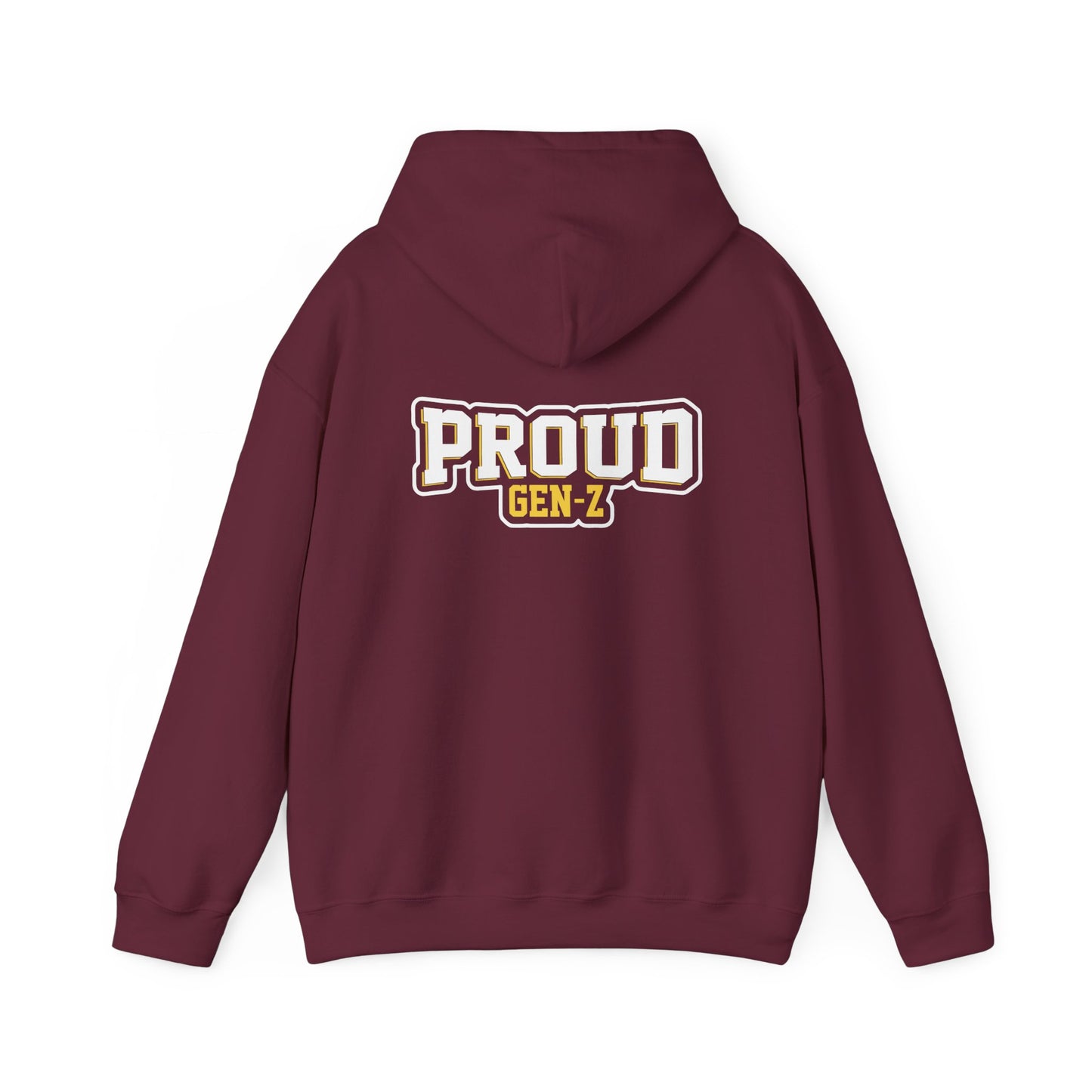 Proud Gen-Z Hoodie, Cozy Streetwear for Teens, Unisex Sweatshirt, Perfect Gift for Graduations, Everyday Casual Wear, Trendy Apparel Printify