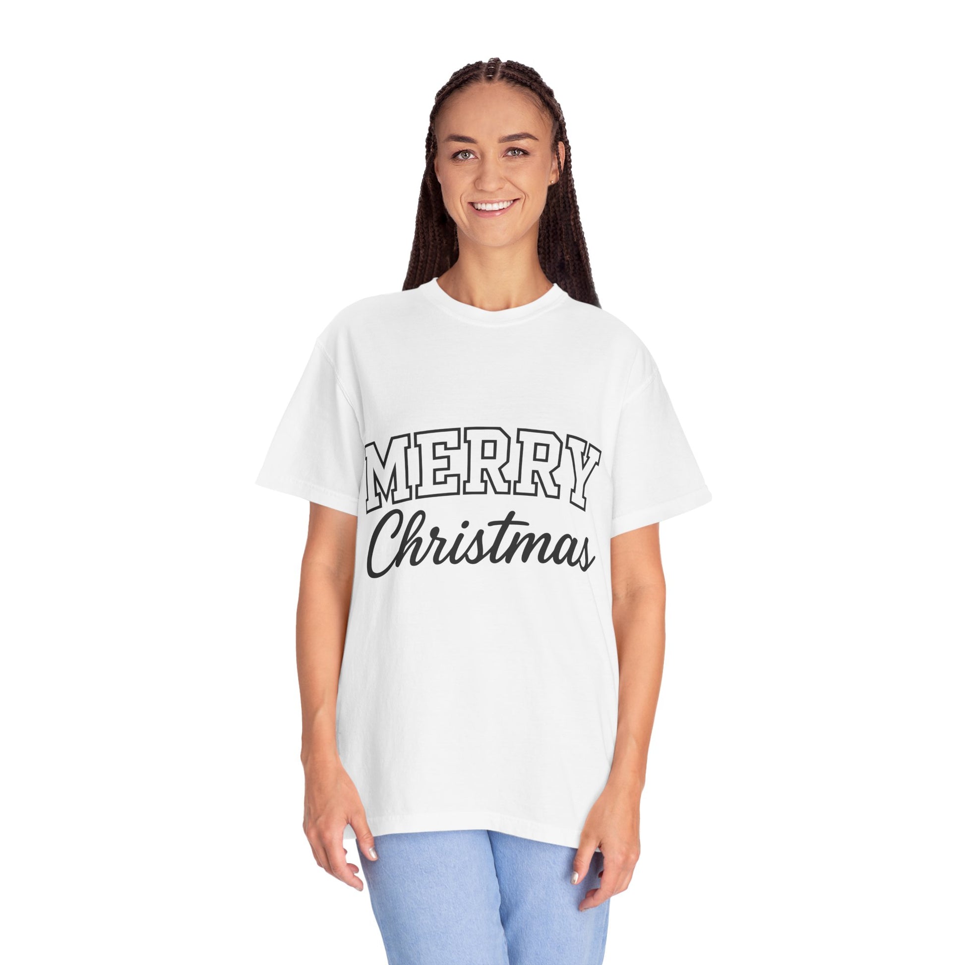 Merry Christmas T-Shirt — Classic Holiday Graphic Tee Printify