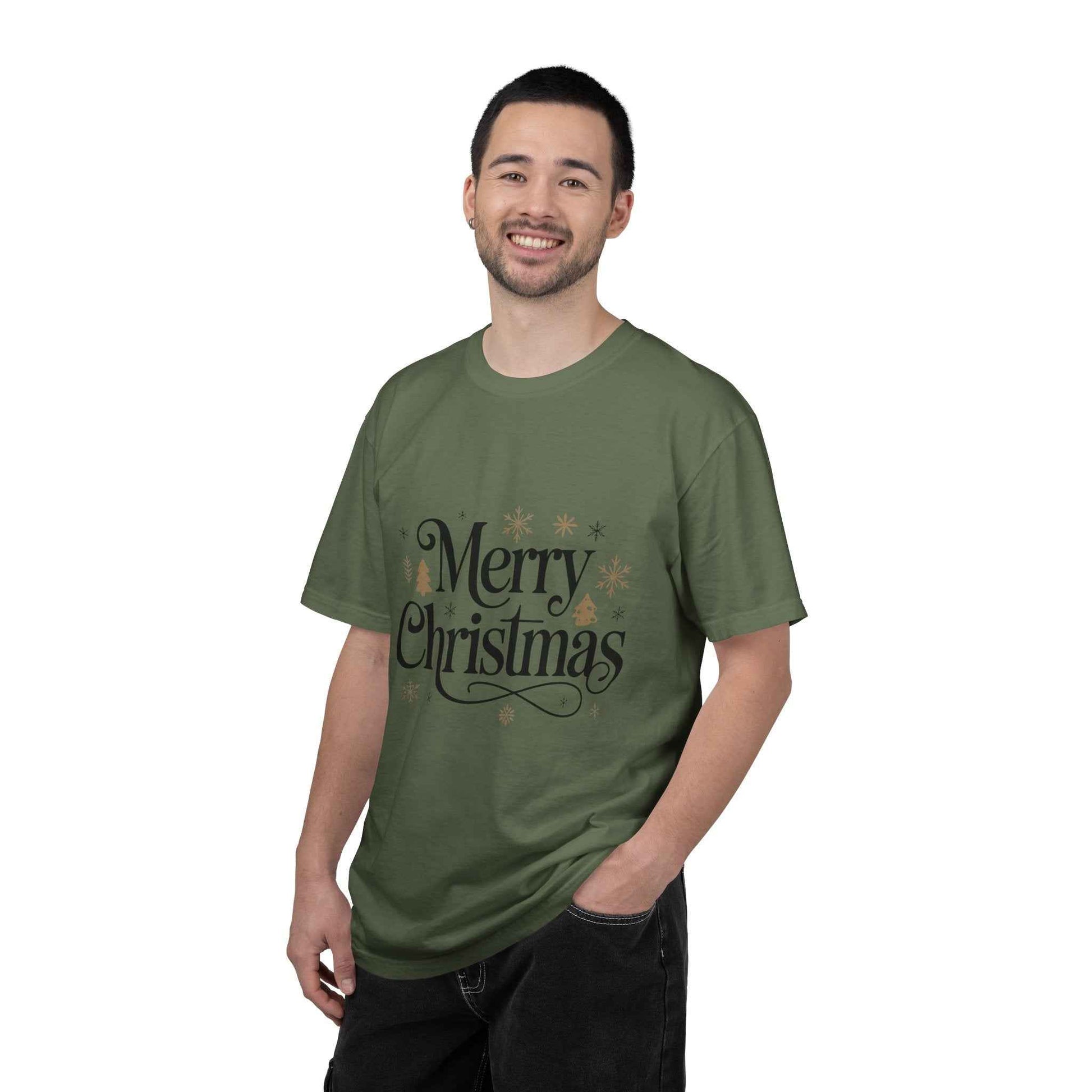 Merry Christmas T-Shirt — Classic Holiday Graphic Tee