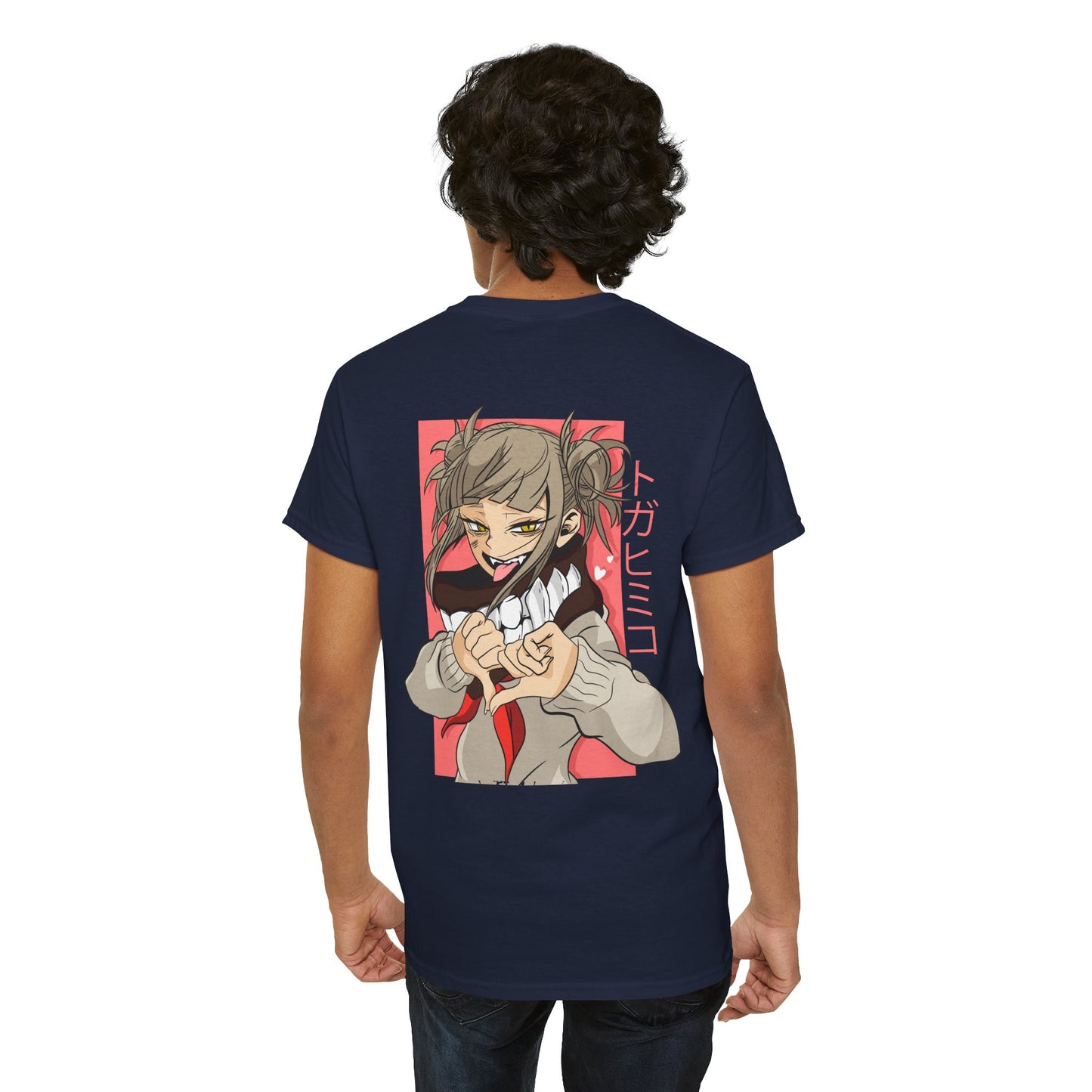 Anime Character Tee — Cute Girl Heart Gesture Graphic T-Shirt