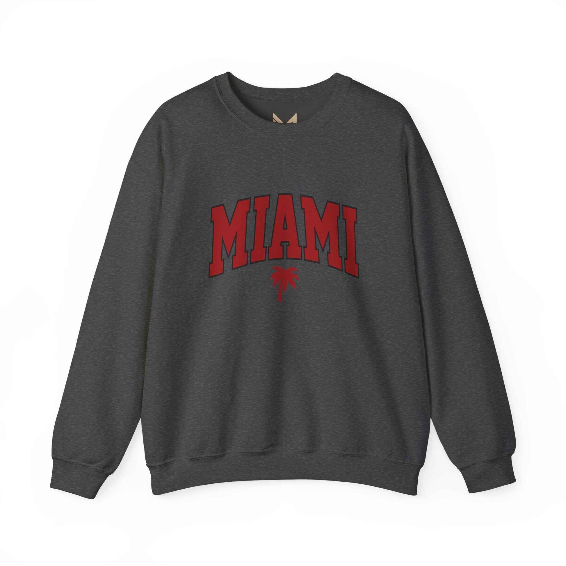 Miami Graphic Crewneck Sweatshirt, Unisex Sweatshirt, Cozy Miami Apparel, Casual Streetwear, Perfect Gift for Sport Lovers