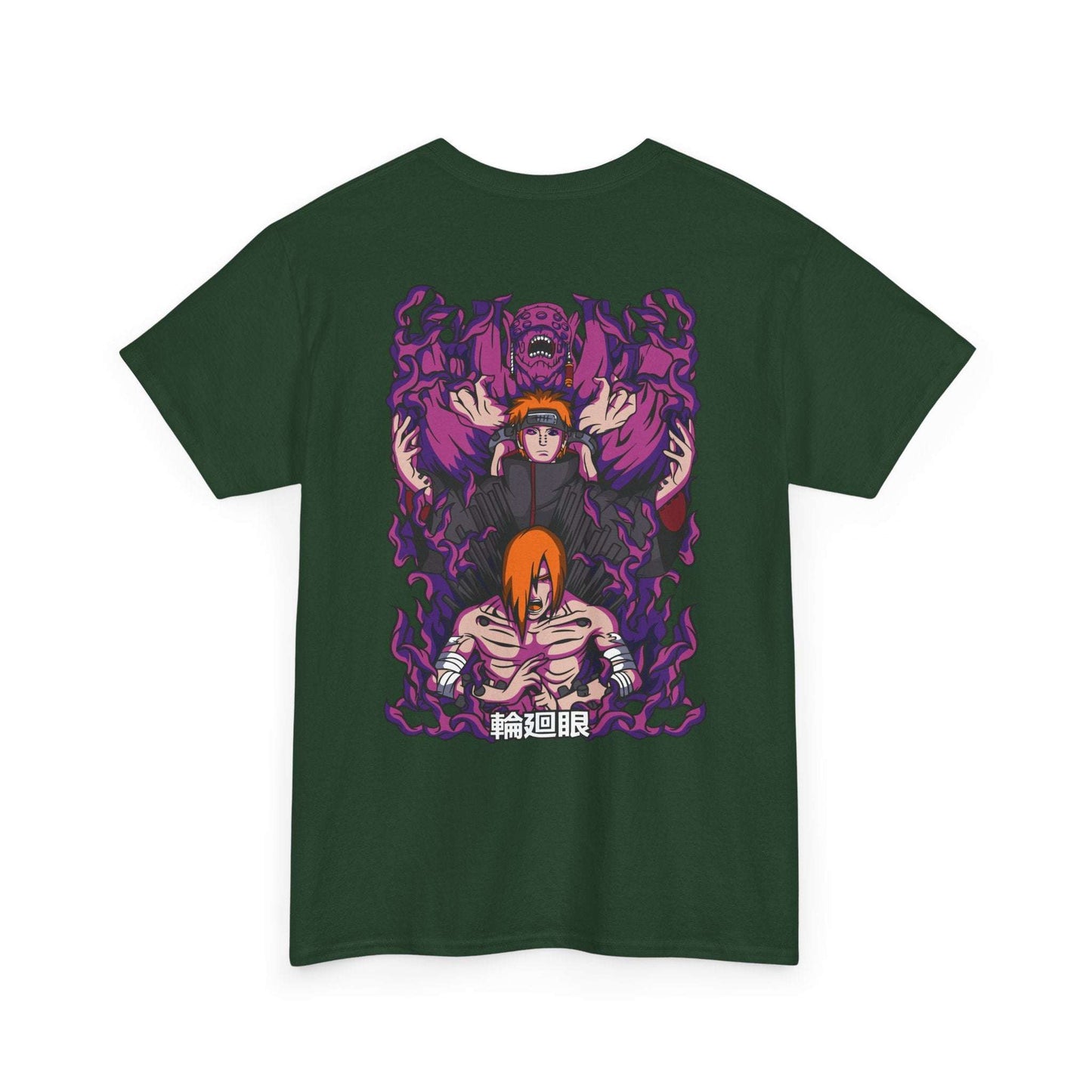 Anime Demon Trio Graphic Tee — Back Print with Small Front Logo Maklenn Anime Demon Trio Graphic Tee — Back Print with Small Front Logo T-Shirt Maklenn www.maklenn.com India 21.80