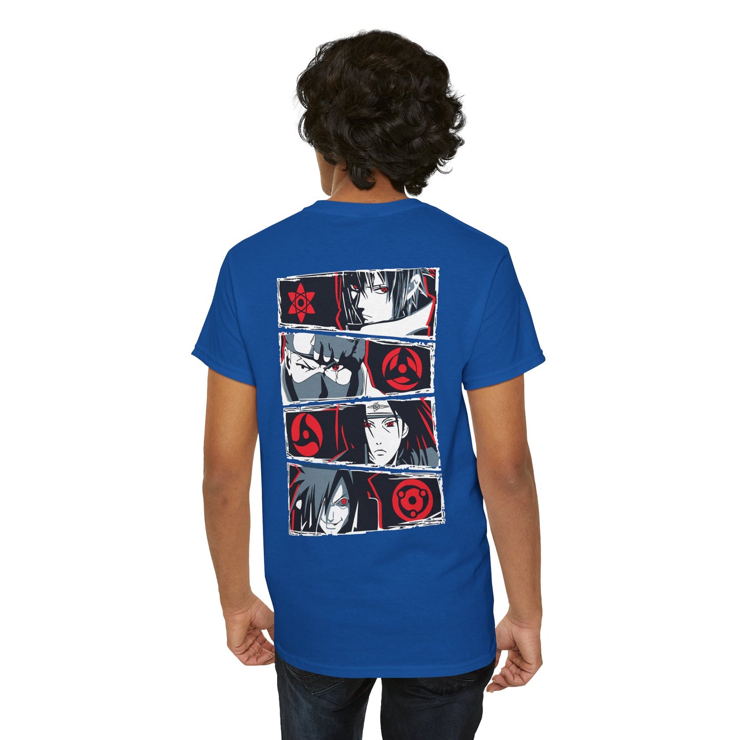 Anime Eyes Graphic Tee — Manga Character Panel Back Print