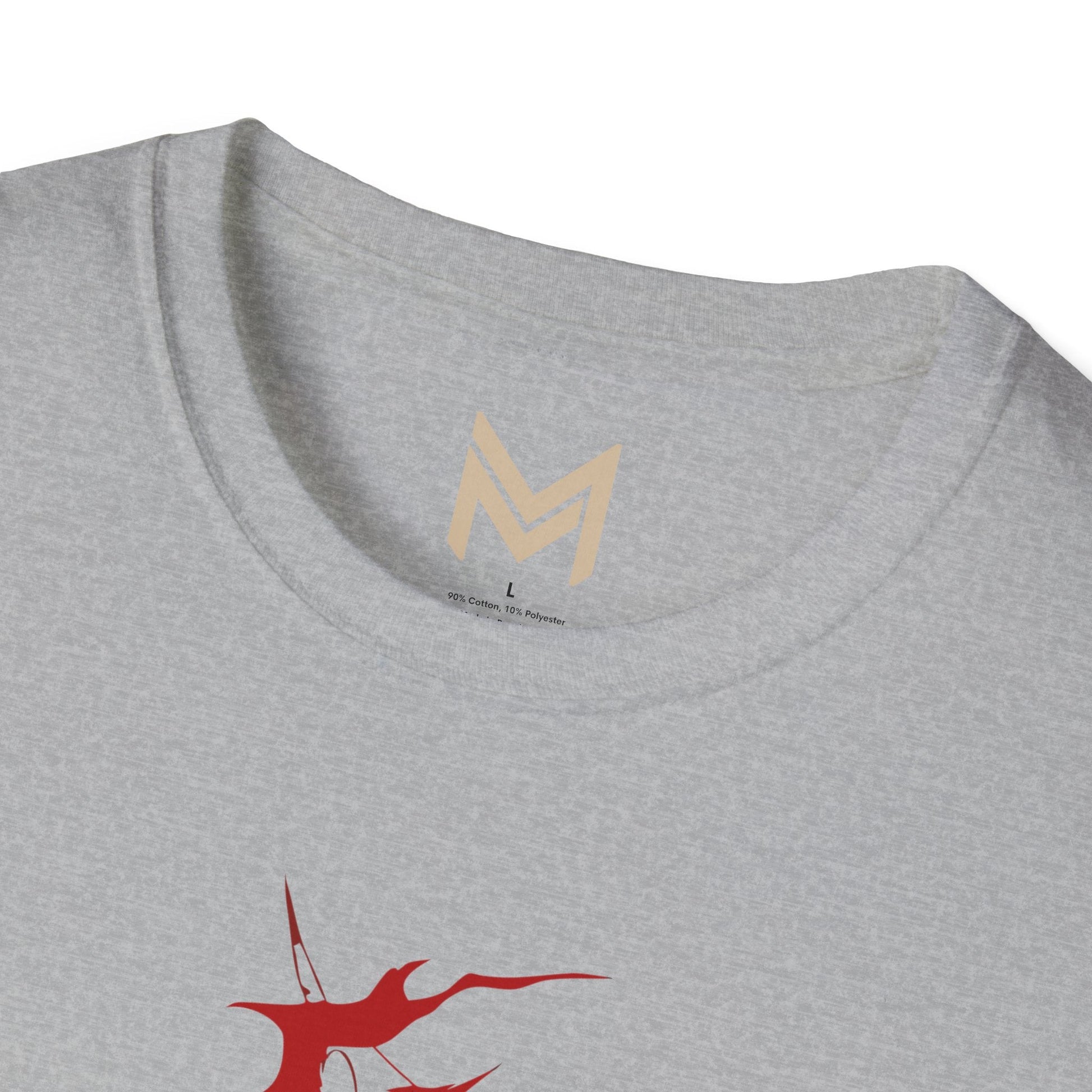 Unisex Graphic T-Shirt - Edgy Red Design, Casual Wear, Streetwear, Gift for Him/Her, Trendy Fashion, Everyday Style Printify