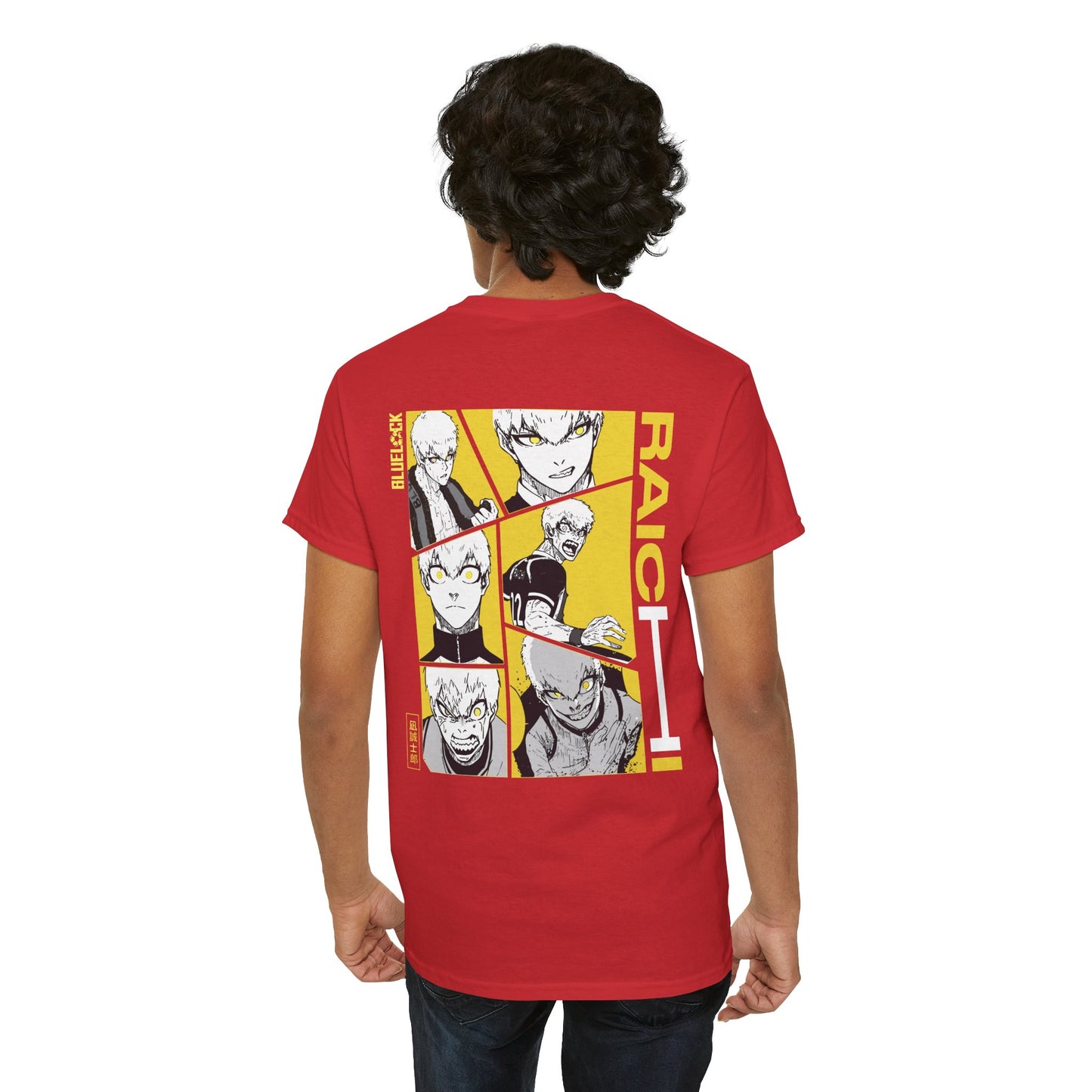 Raichi "Heat" Blue Lock Heavyweight Tee | Maklenn