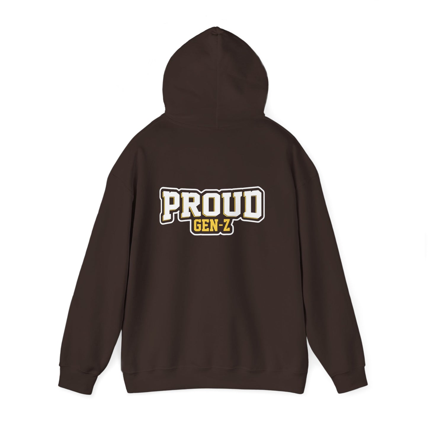 Proud Gen-Z Hoodie, Cozy Streetwear for Teens, Unisex Sweatshirt, Perfect Gift for Graduations, Everyday Casual Wear, Trendy Apparel Printify