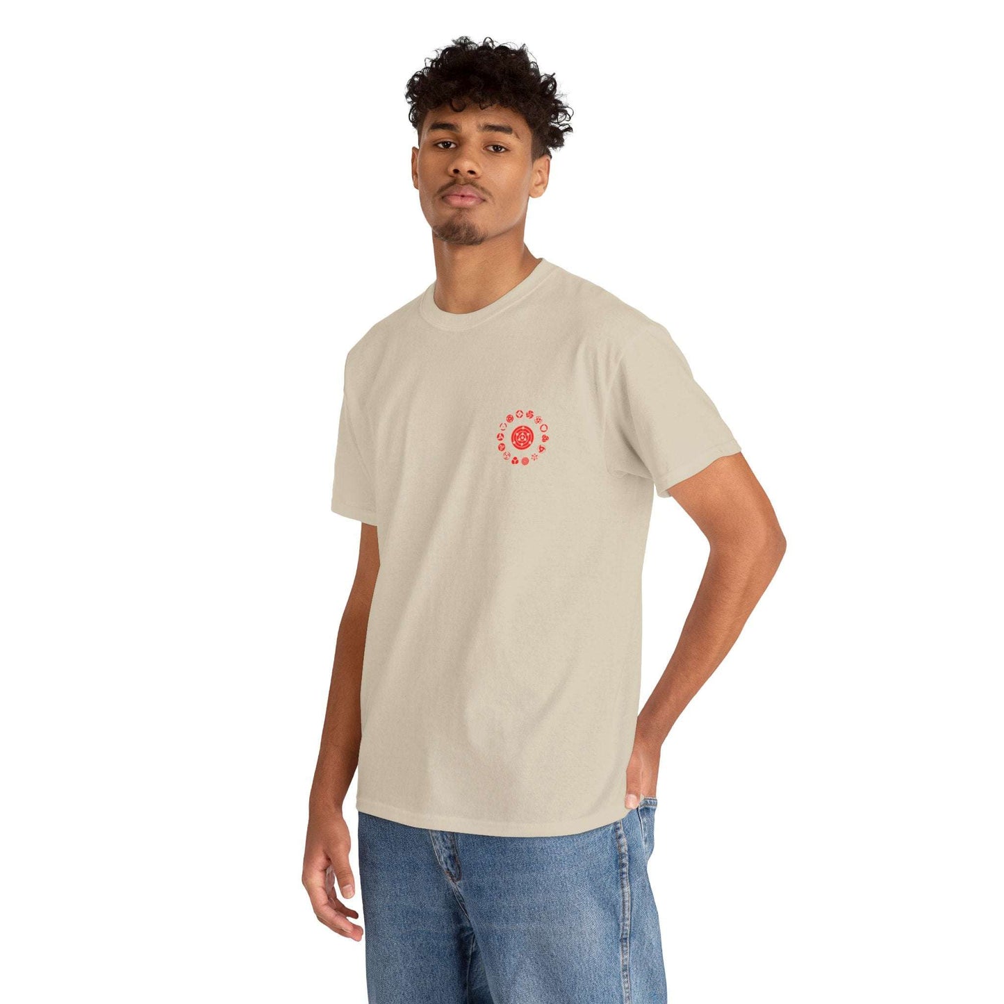 Anime Demon Trio Graphic Tee — Back Print with Small Front Logo Maklenn Anime Demon Trio Graphic Tee — Back Print with Small Front Logo T-Shirt Maklenn www.maklenn.com India 21.80