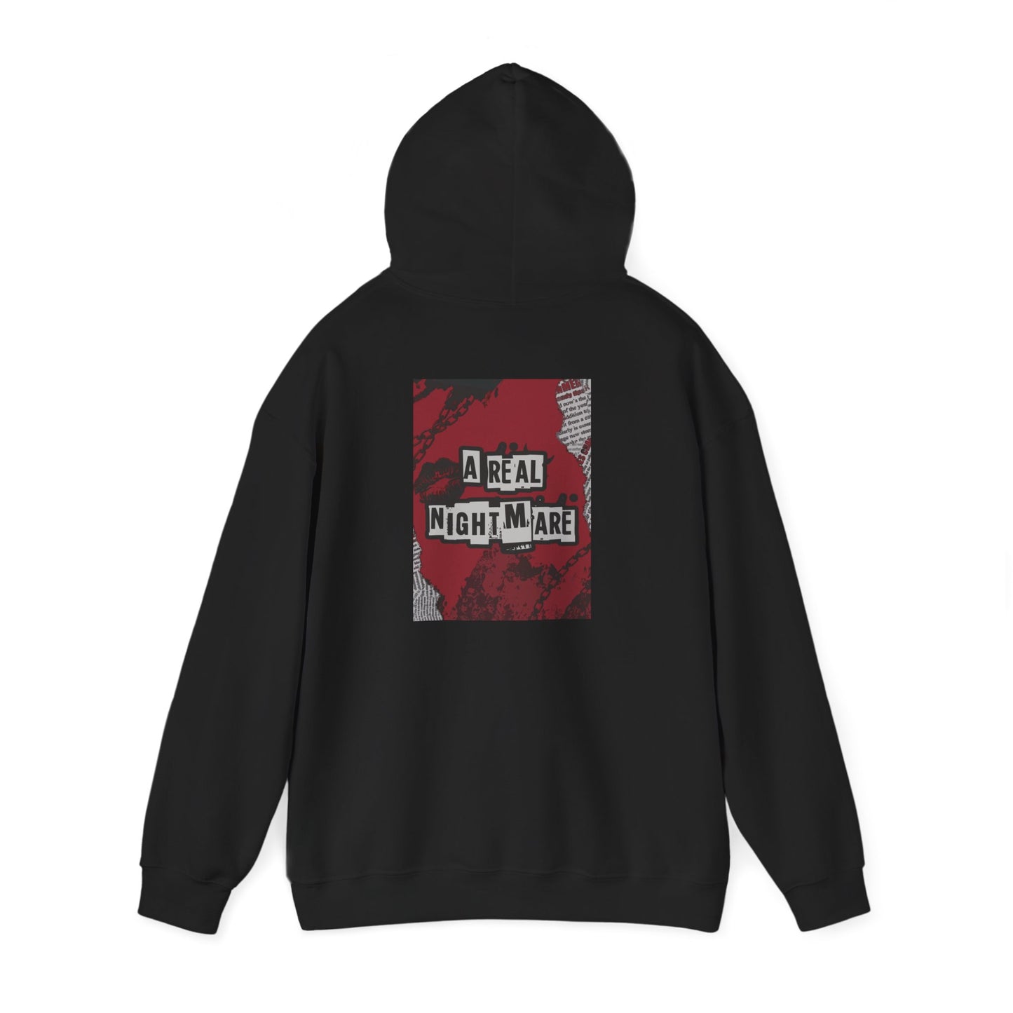 A Real Nightmare Hoodie - Cozy Unisex Sweatshirt for Halloween, Casual Wear, Gifts, Fall Fashion, Party,USA trend, Mens hoodie us,Australia genz edition,Canada online hoodie fashion Printify