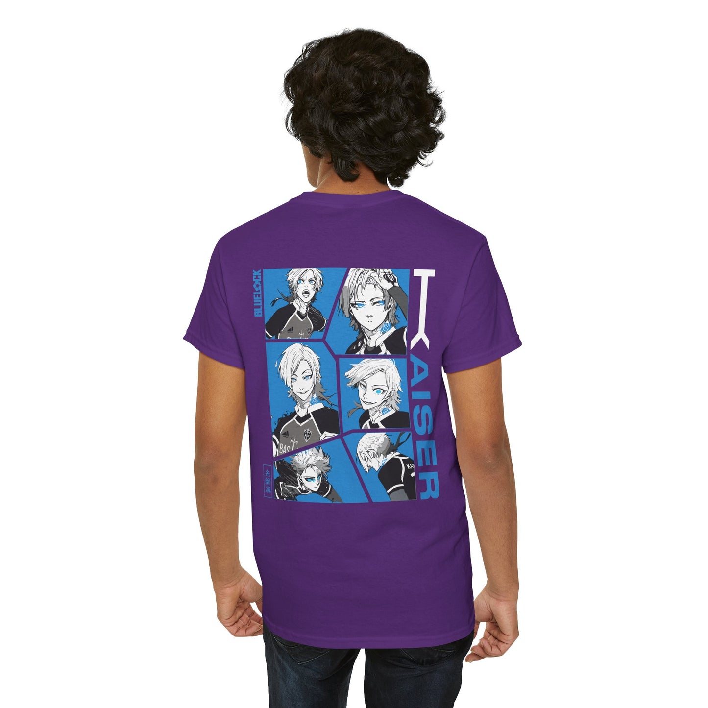 Kaiser "Blue Rose" Blue Lock Heavyweight Tee | Maklenn