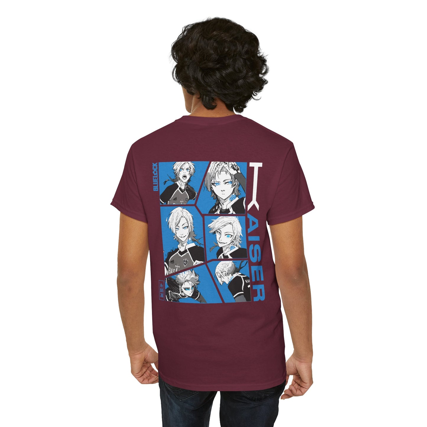 Kaiser "Blue Rose" Blue Lock Heavyweight Tee | Maklenn