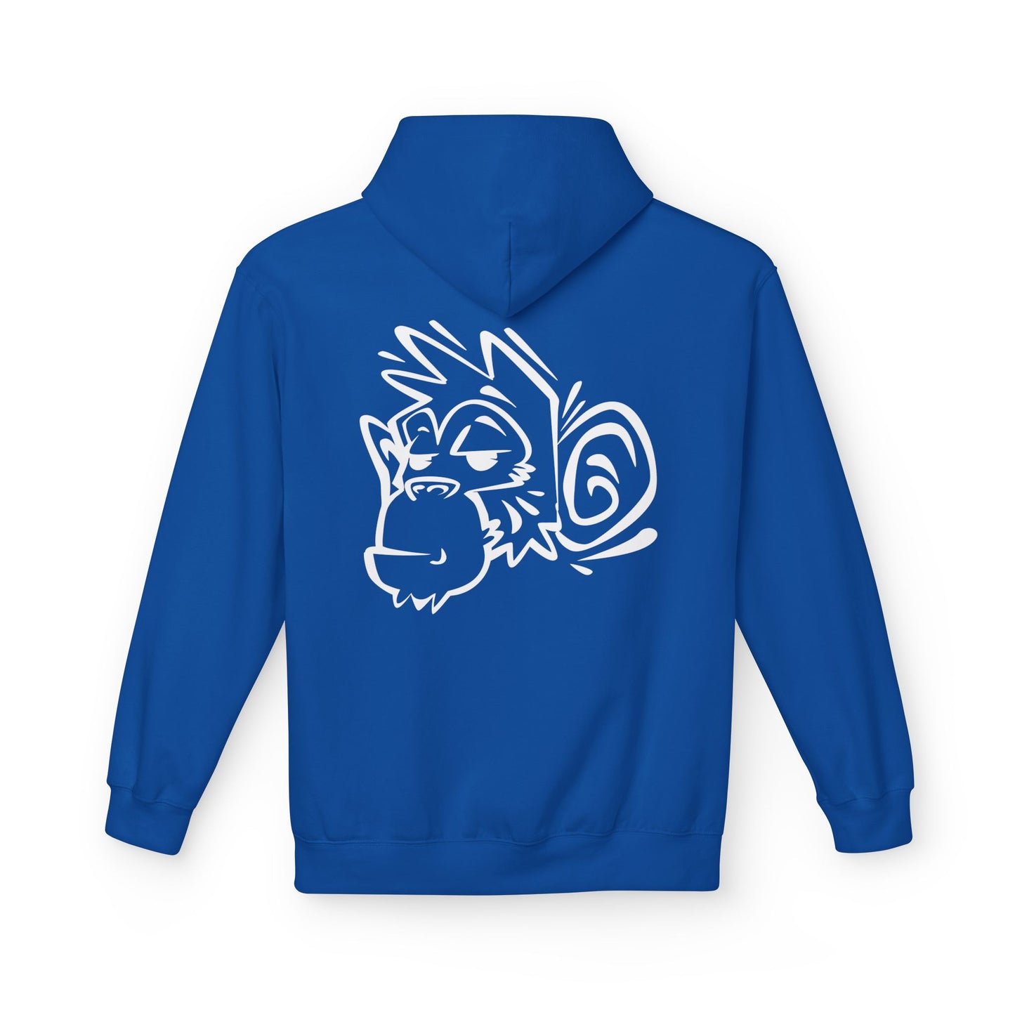 Stylish Unisex Fleece Hoodie with Unique Monkey Design - Perfect for Casual Wear, Gifts, Kids, Birthdays, and Events Printify