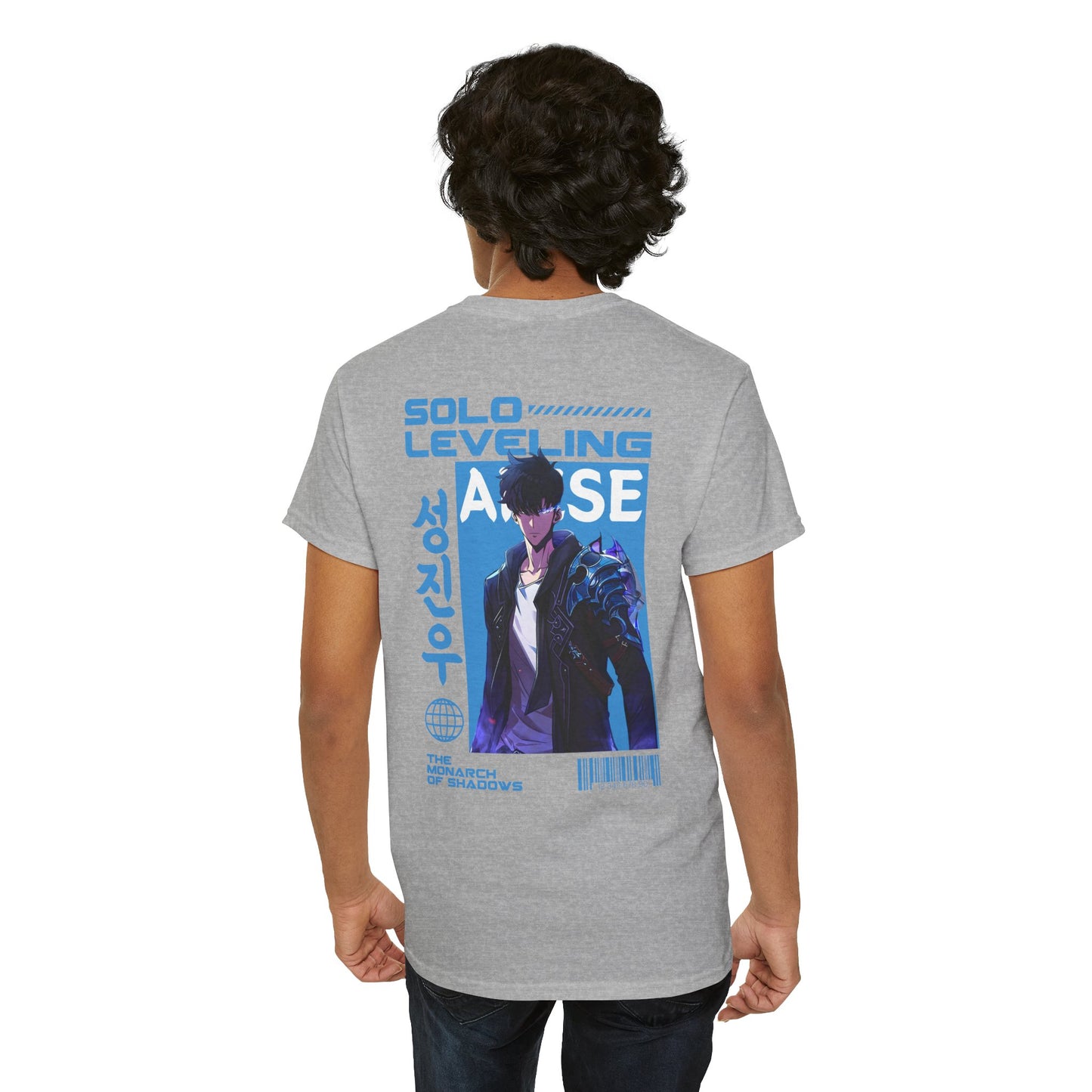 Solo Leveling Graphic Tee — Sung Jinwoo Anime-Inspired Shirt