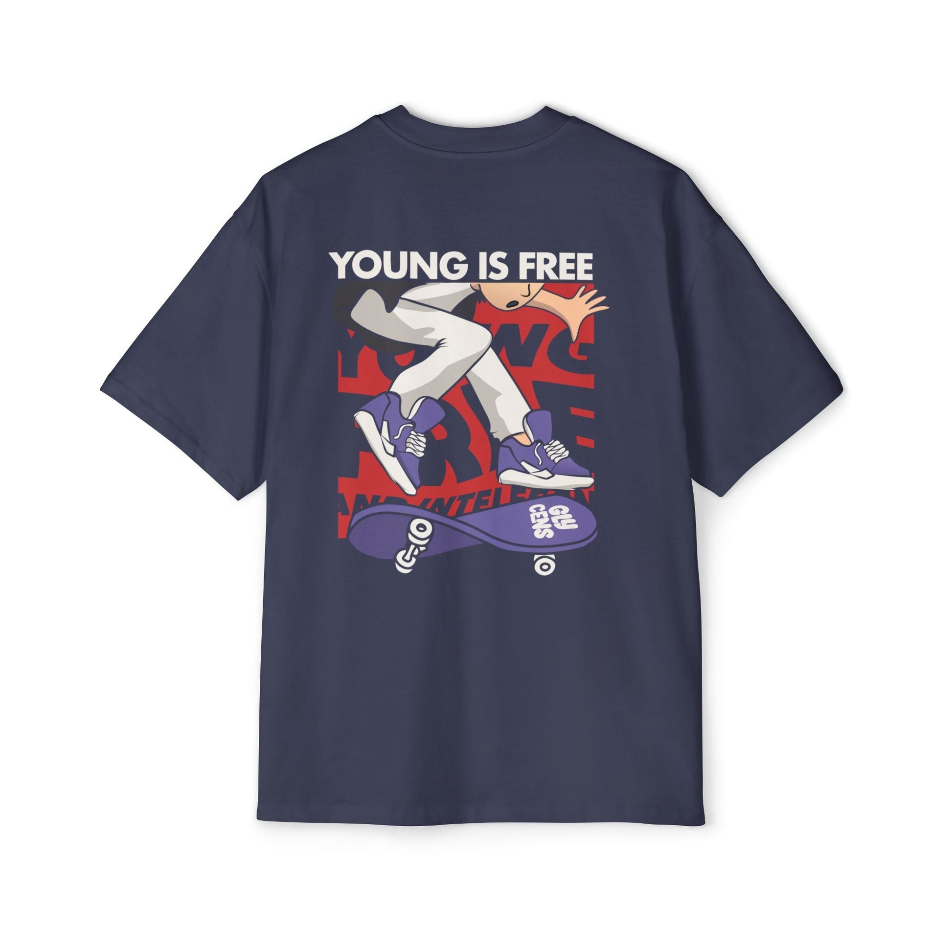 Skate Culture Men's Oversized Tee, Graphic Tee, Casual Wear, Streetwear, Birthday Gift, Summer Fashion, Youth Style - Maklenn