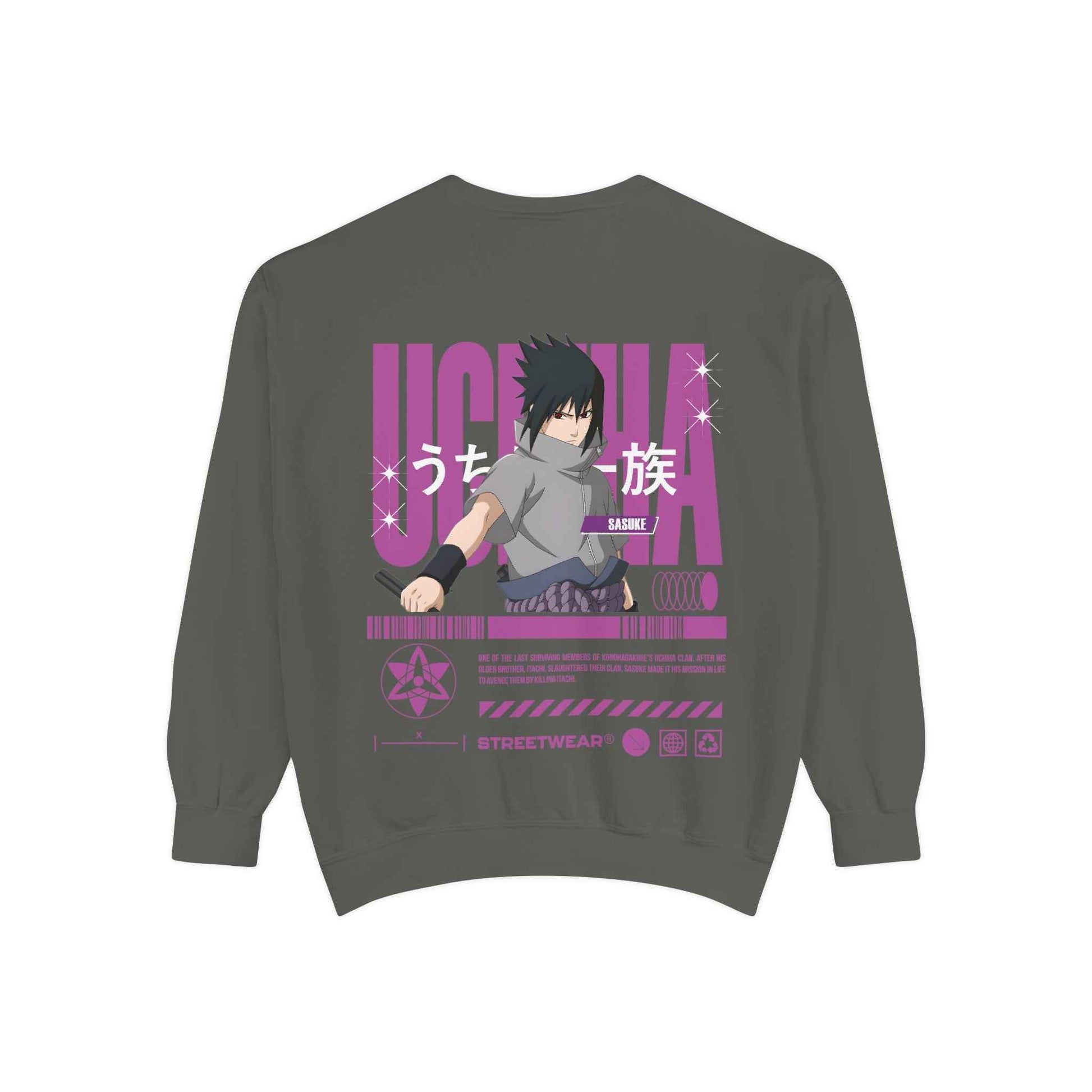 Sweatshirt - Uchiha Sasuke Anime Streetwear