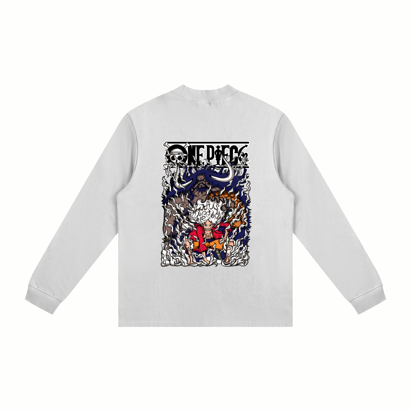 Luffy and Kaido | One Piece | Neck Sweatshirt ODMPOD