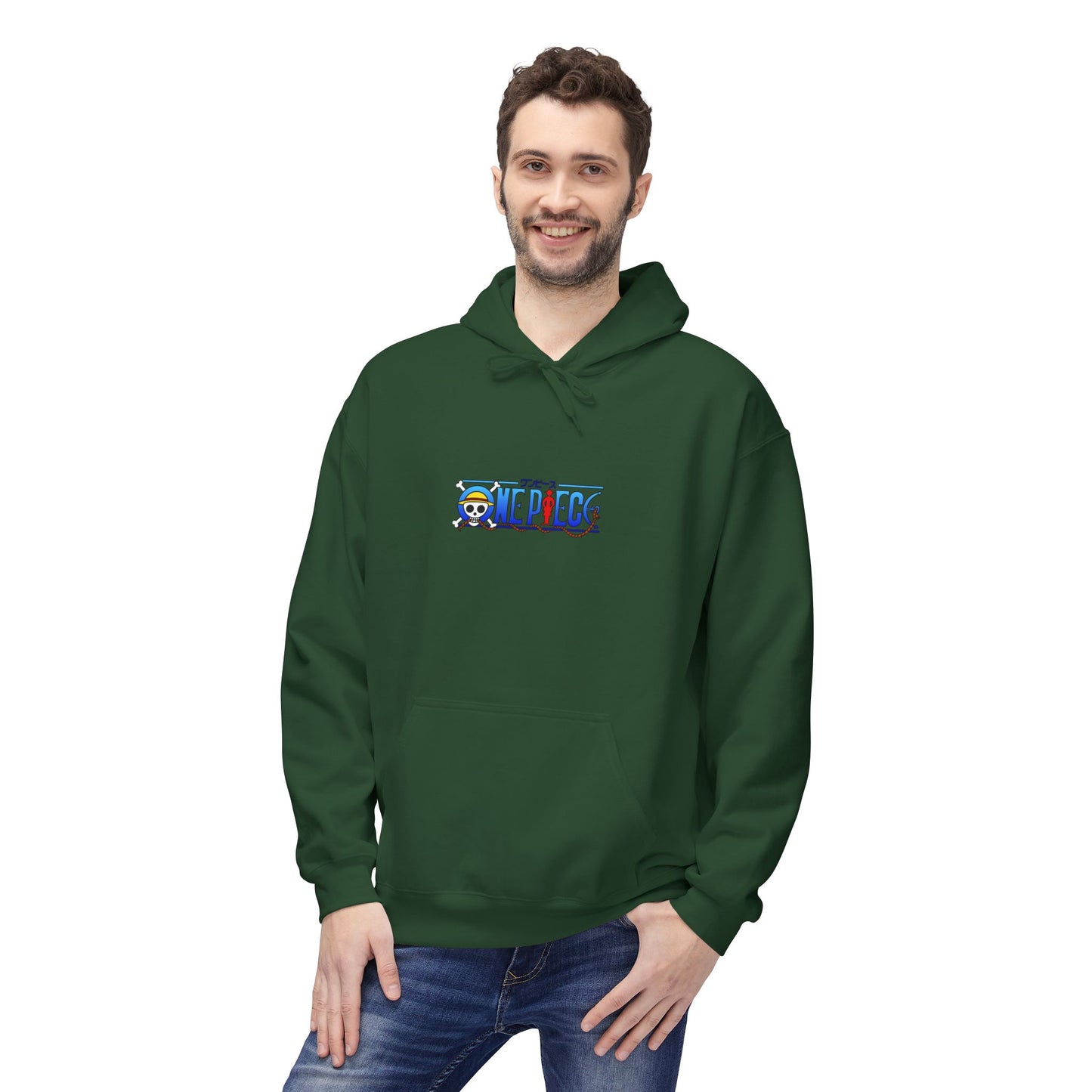 One Piece Zoro & Kuma Graphic Hoodie — Anime Pirate Crew Pullover