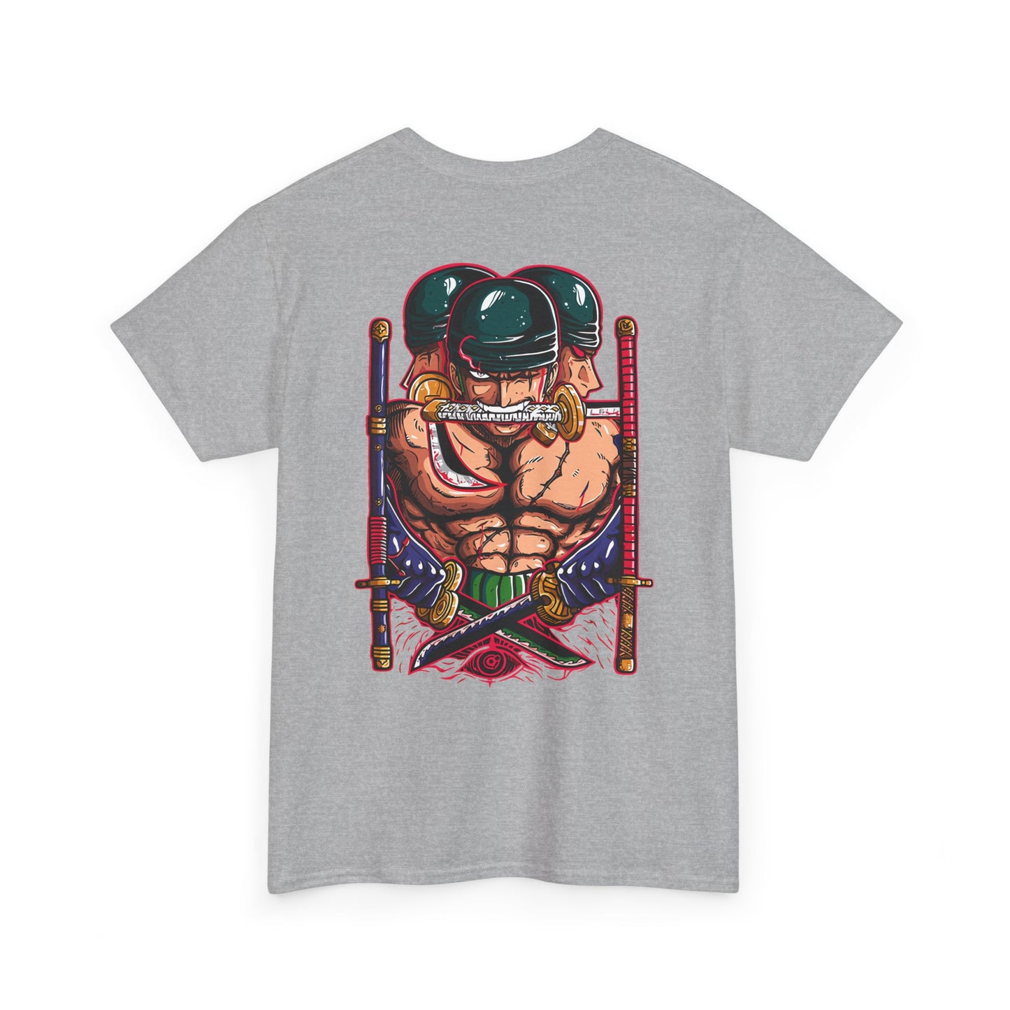 Samurai Warrior Graphic Tee — Bold Back-Print Anime Inspired T-Shirt