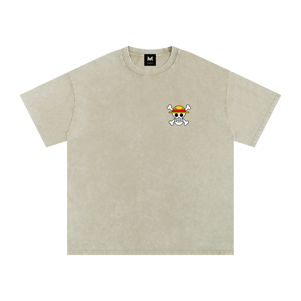 Marco | The Phoenix | One Piece | Snow Washed Oversized T-Shirt
