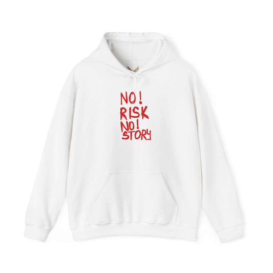 Risky Story Hoodie - Unisex Heavy Blend Sweatshirt, Motivational Apparel, Perfect for Gifting, Casual Wear, Year-Round Comfort