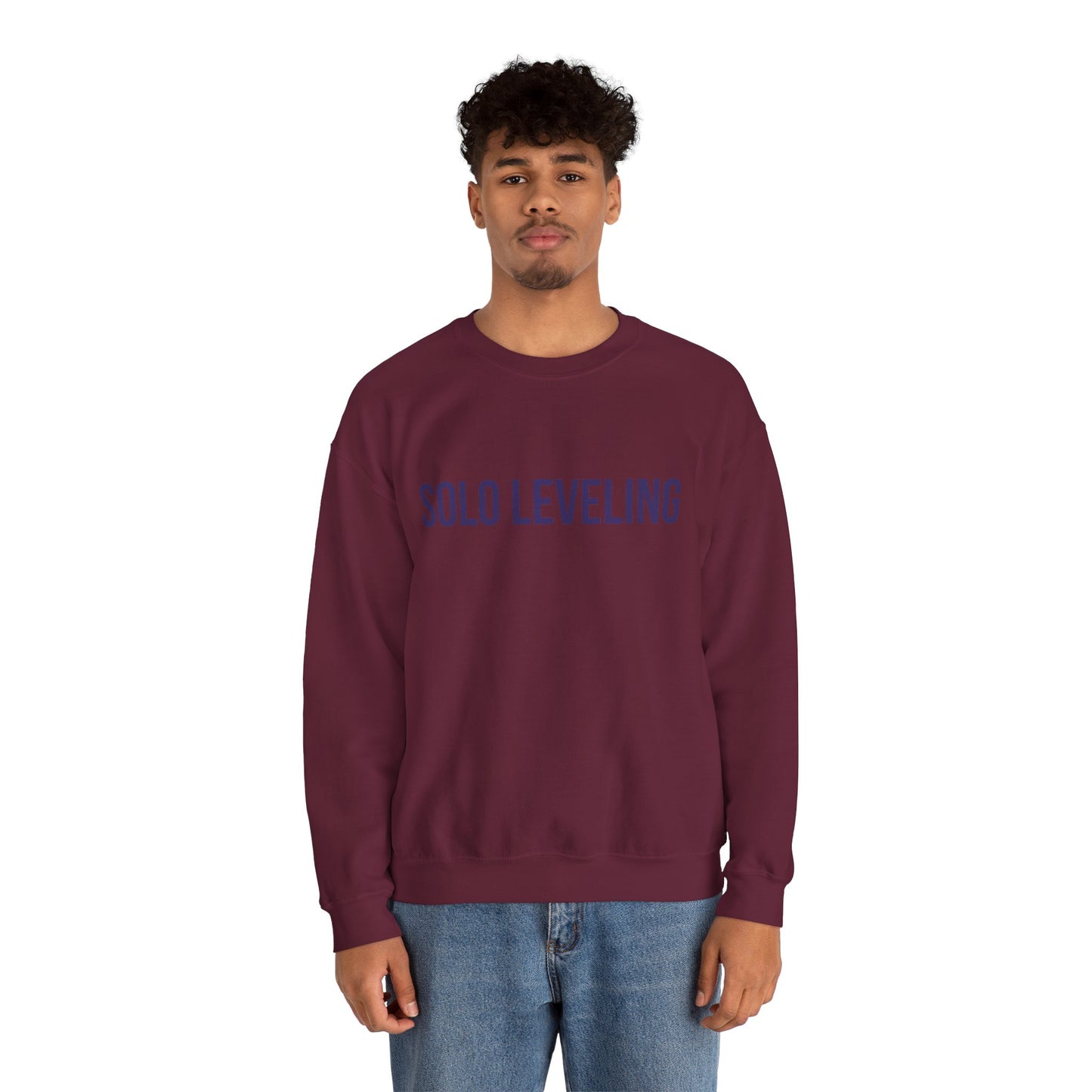 Solo Leveling Crewneck Sweatshirt — Anime Character Graphic Pullover