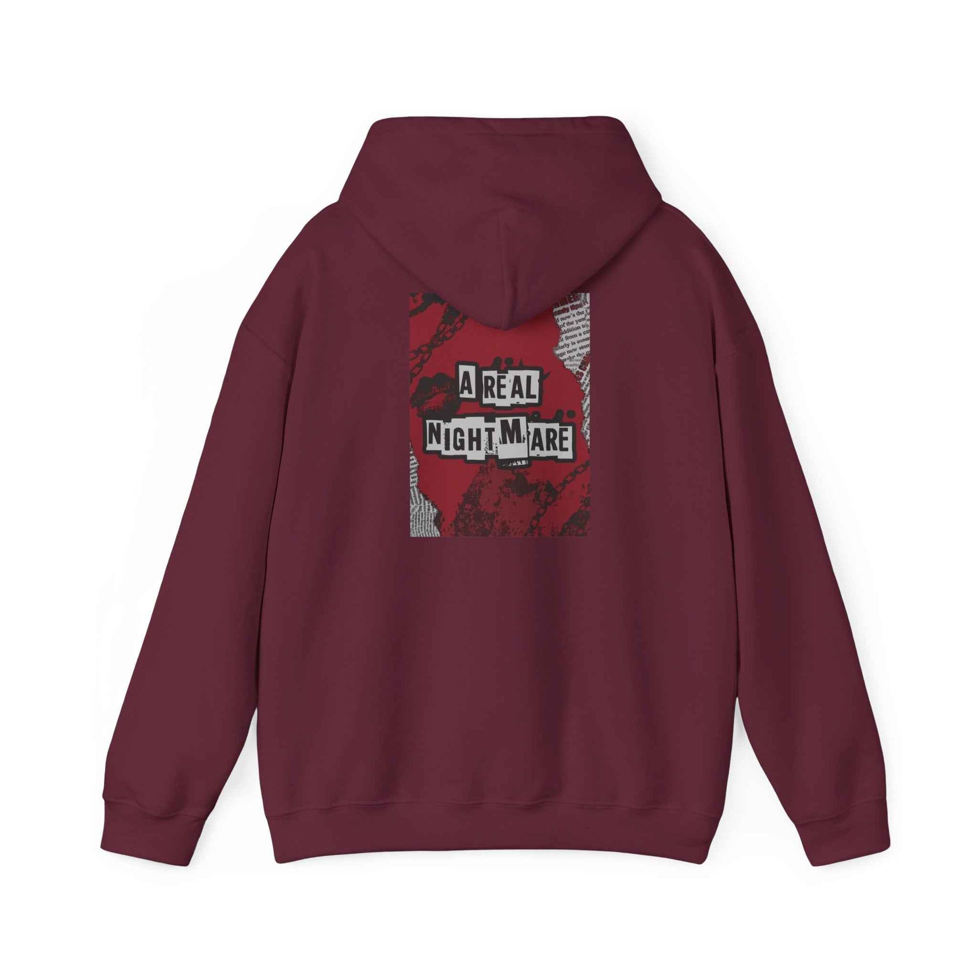A Real Nightmare Hoodie - Cozy Unisex Sweatshirt for Halloween, Casual Wear, Gifts, Fall Fashion, Party,USA trend, Mens hoodie us,Australia genz edition,Canada online hoodie fashion