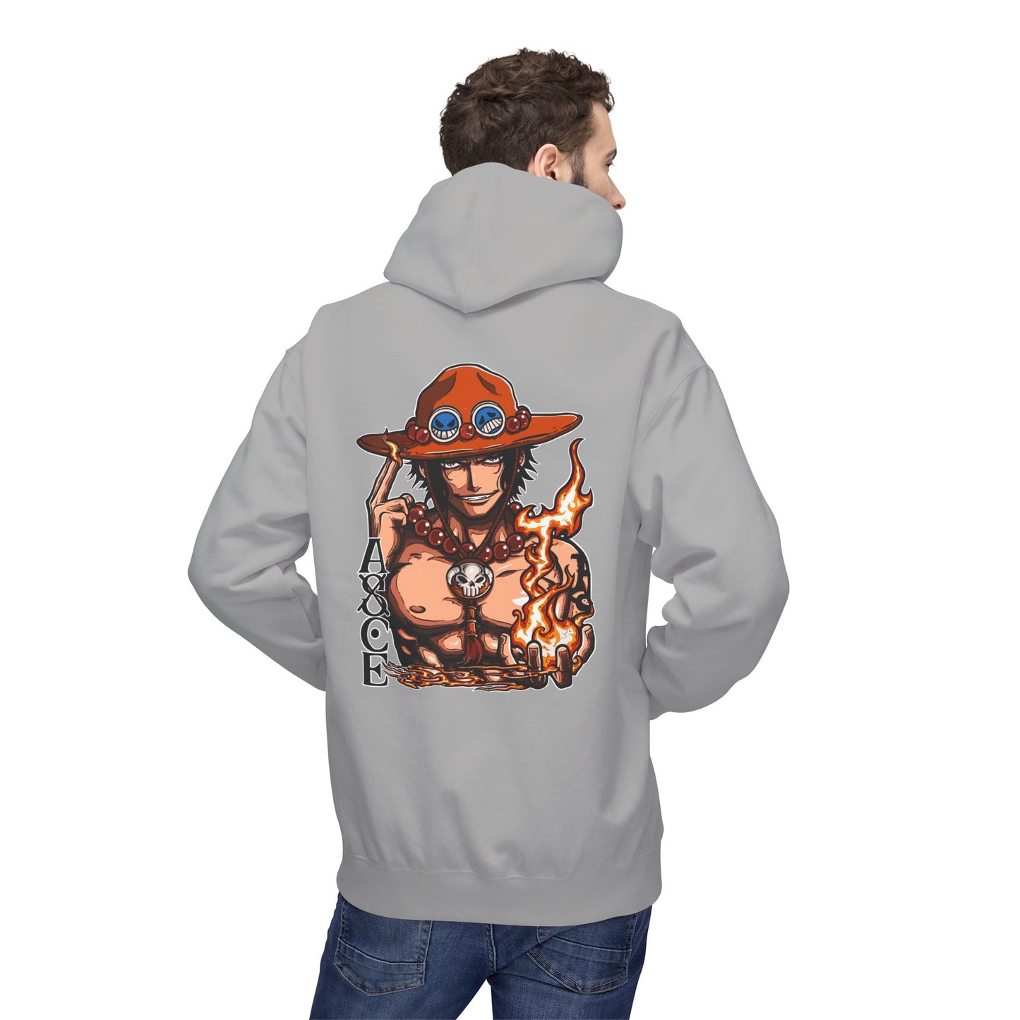 Ace Flame Hoodie — One Piece Anime Pullover