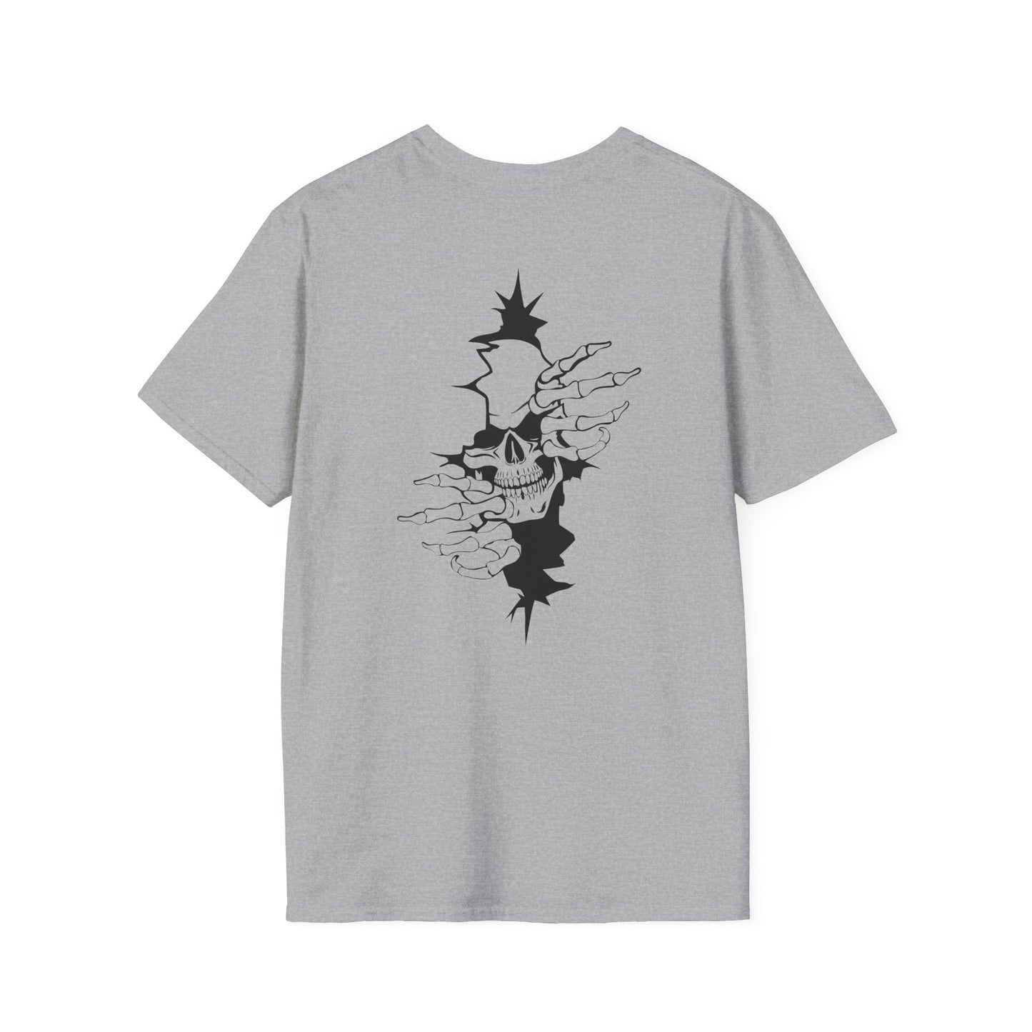 Edgy Skull Graphic Tee | Perfect for Casual Outings, Festivals, Halloween, and Gifts for Punk Rock Lovers Printify