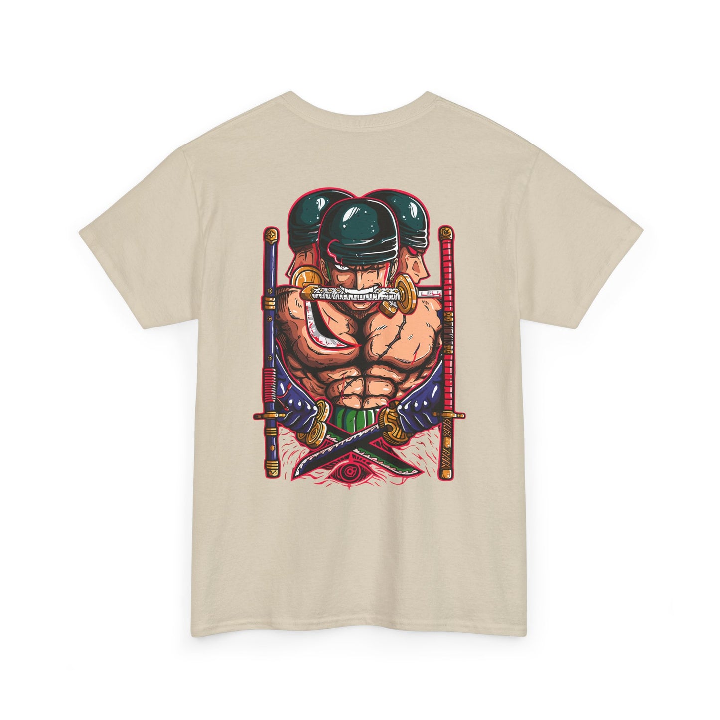 Samurai Warrior Graphic Tee — Bold Back-Print Anime Inspired T-Shirt