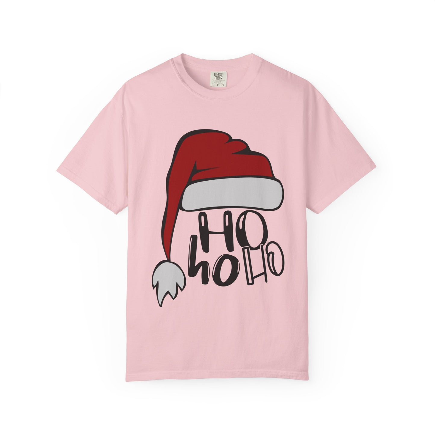 Christmas Santa Hat T-Shirt — "Ho Ho Ho" Holiday Tee Printify
