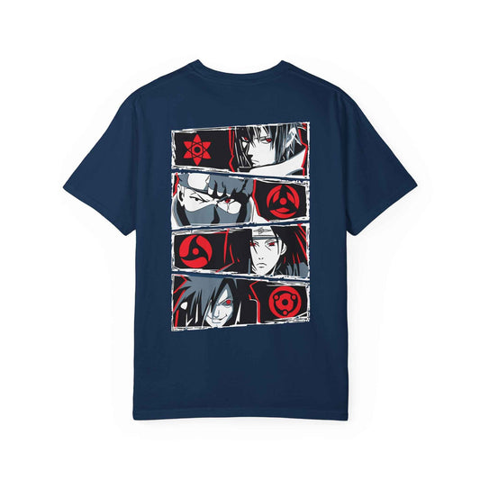 Naruto Sasuke Uchiha Sharingan Panel T-Shirt