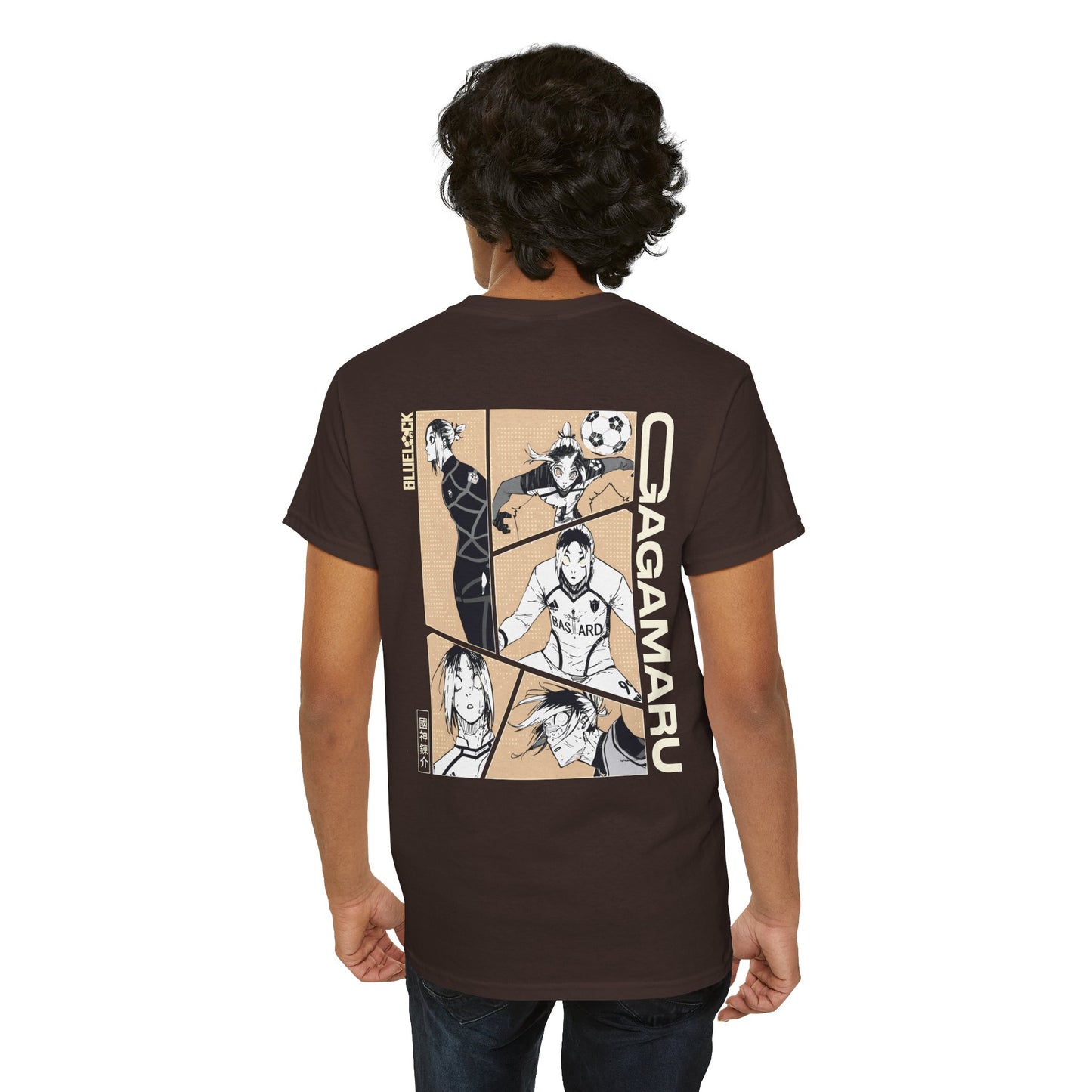Gagamaru "Wall" Blue Lock Heavyweight Tee | Maklenn