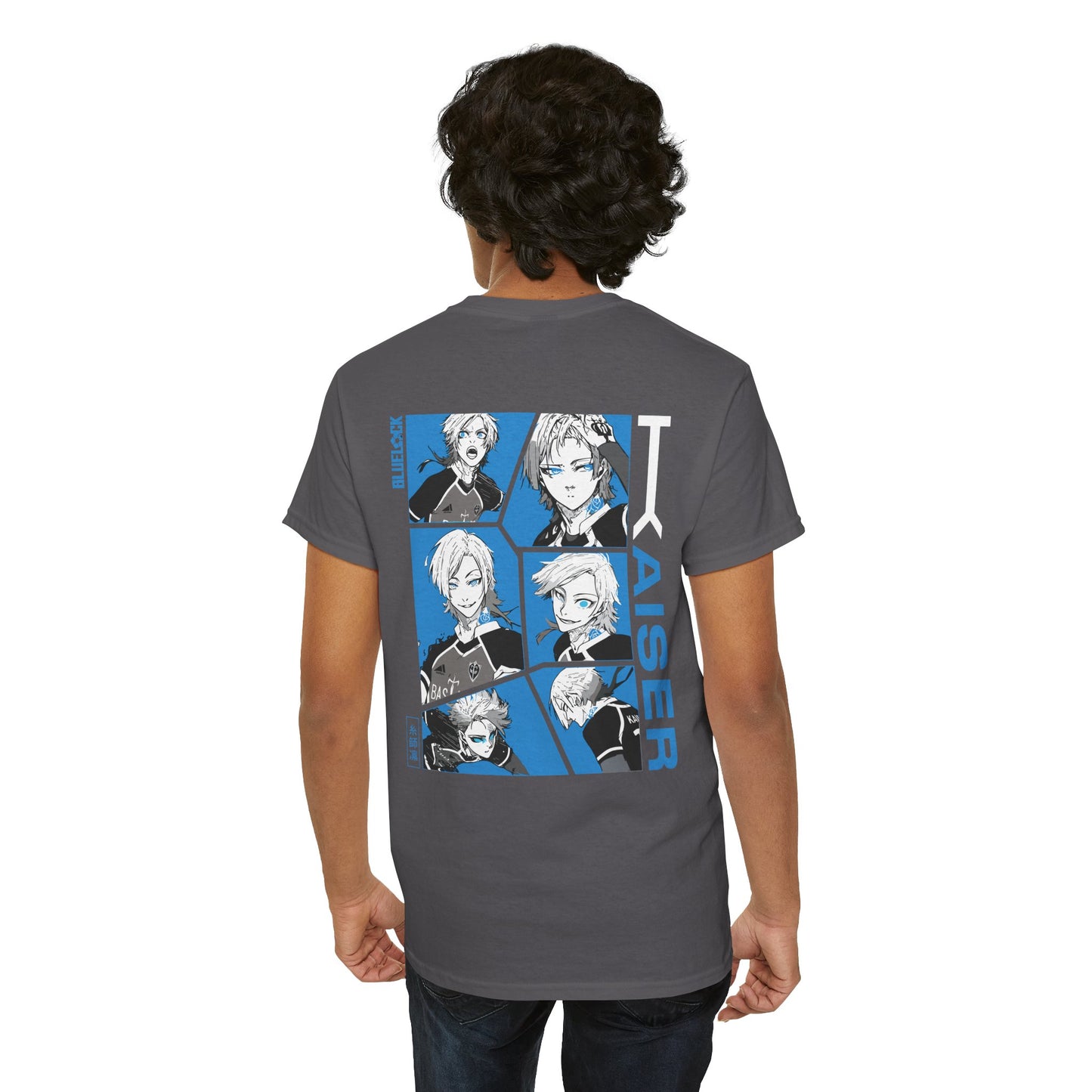 Kaiser "Blue Rose" Blue Lock Heavyweight Tee | Maklenn