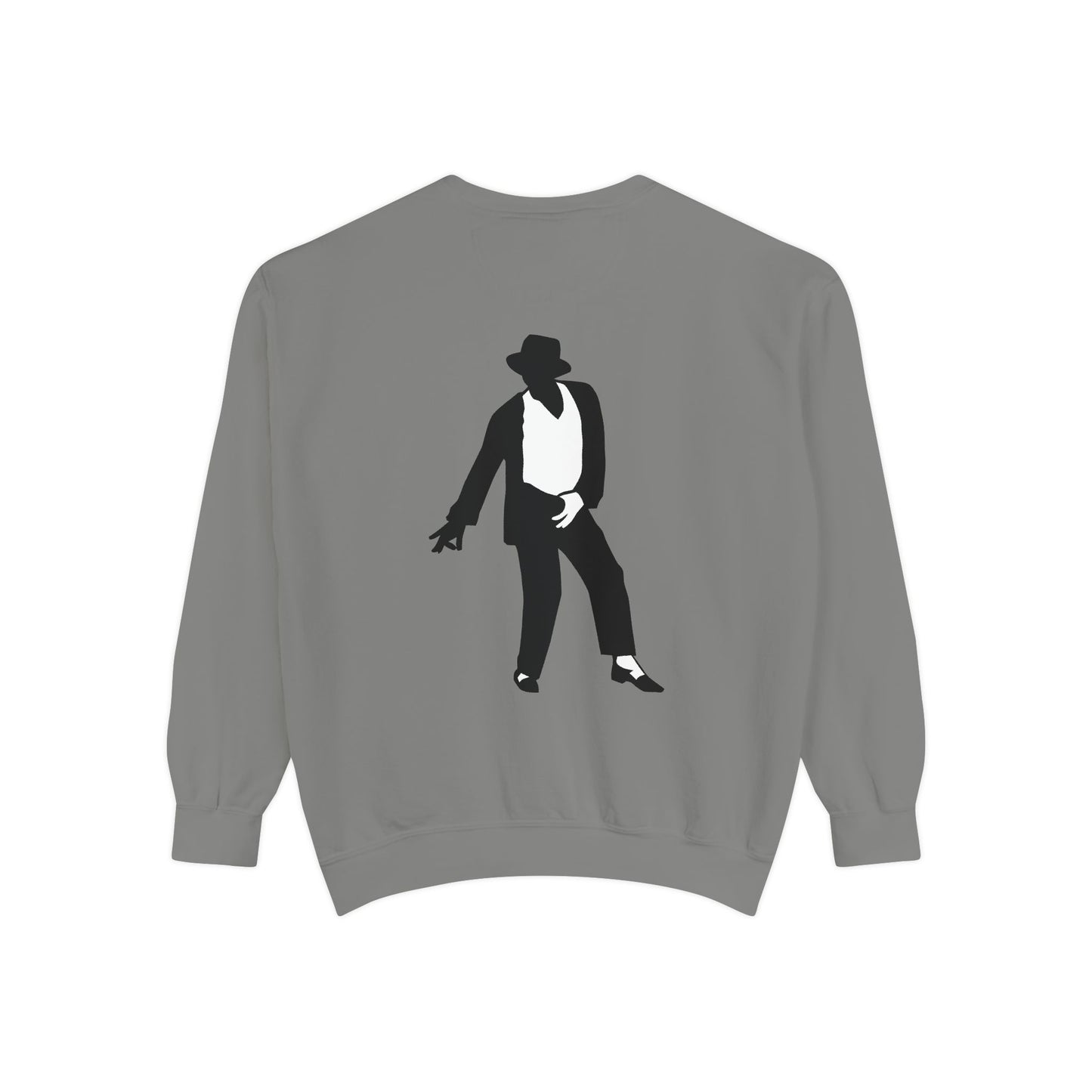 Stylish Unisex Garment-Dyed Sweatshirt, Casual Wear, Gift for Music Lovers, Retro Fashion, Unique Streetwear, Perfect for Parties,Michel jackson style sweatshirt,USA trend sweatshirt Printify