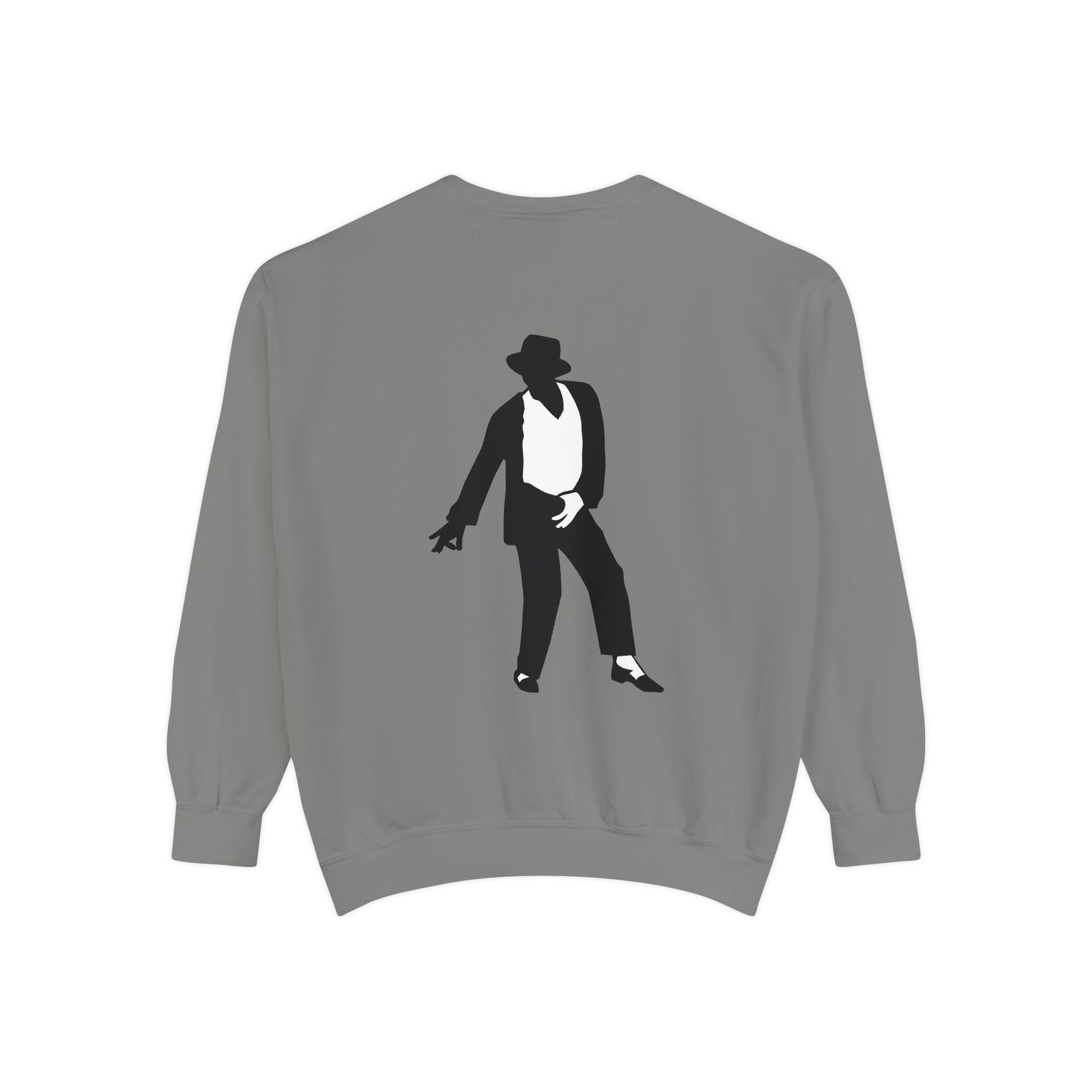 Stylish Unisex Garment-Dyed Sweatshirt, Casual Wear, Gift for Music Lovers, Retro Fashion, Unique Streetwear, Perfect for Parties,Michel jackson style sweatshirt,USA trend sweatshirt Printify