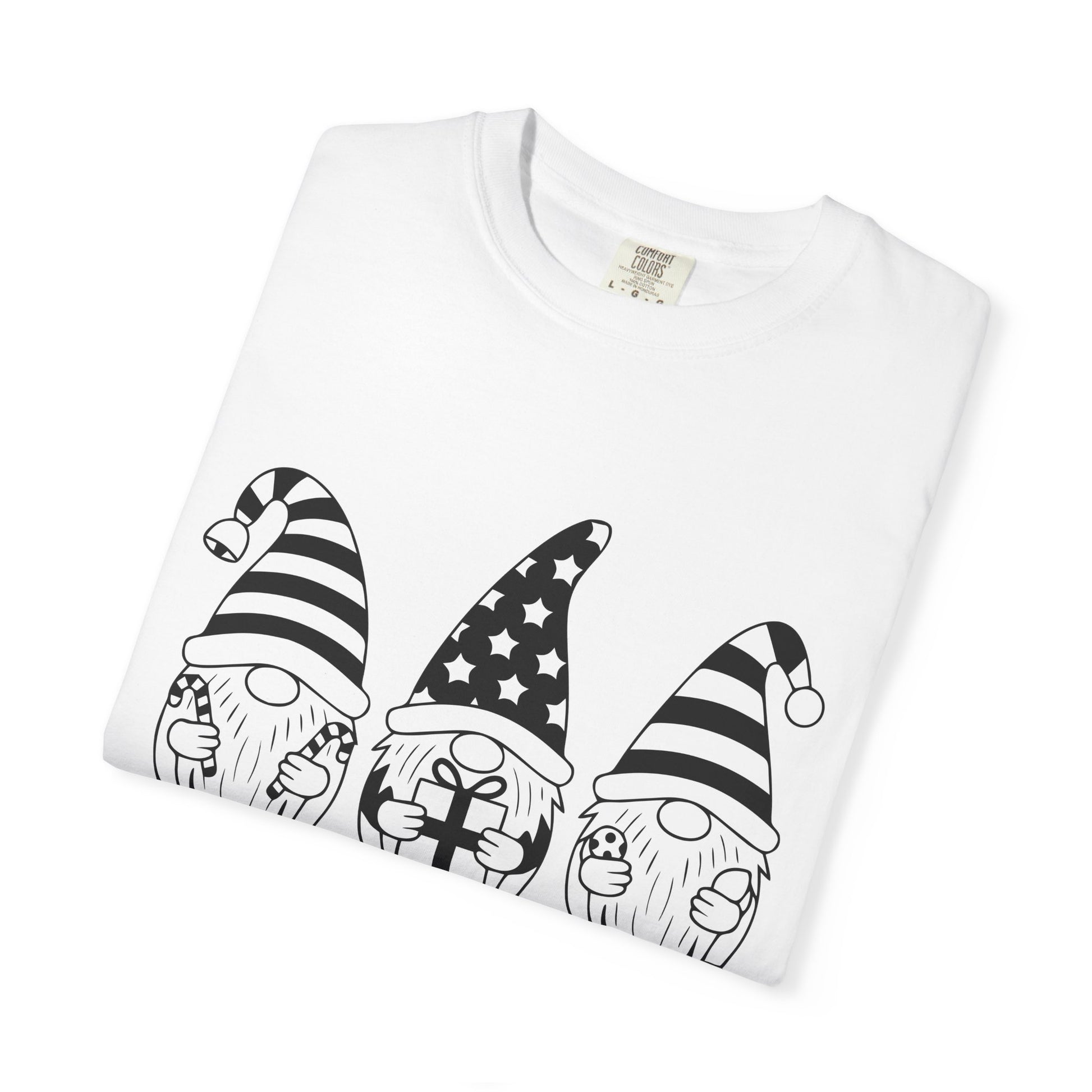 Gnome Trio Graphic T-Shirt – Patriotic Gift Gnomes Printify